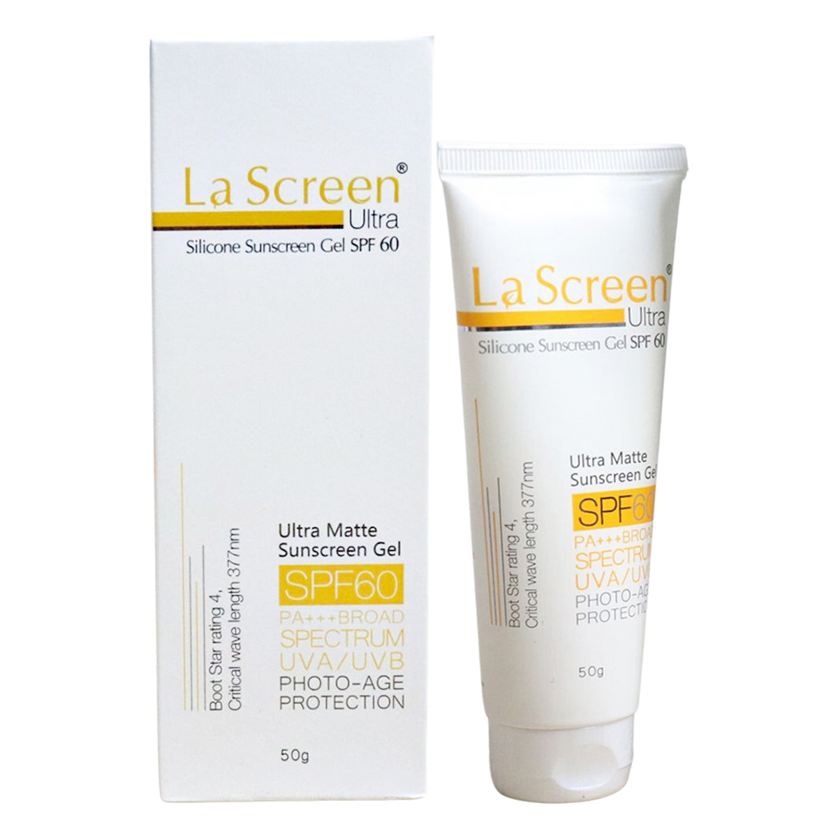 La Screen Ultra Silicone Sunscreen Spf 60 P+++ Gel 50 gm, Pack of 1 La Screen Ultra Silicone Sunscreen Spf 60 P+++ Gel 50 gm, Pack of 1
