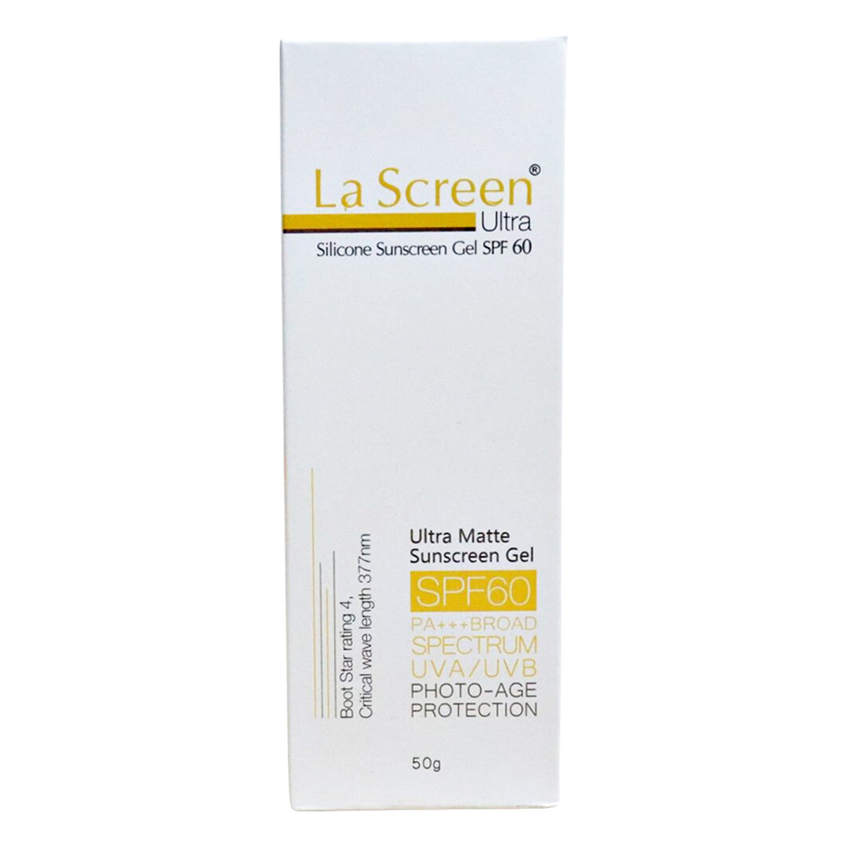 La Screen Ultra Silicone Sunscreen Spf 60 P+++ Gel 50 gm, Pack of 1 La Screen Ultra Silicone Sunscreen Spf 60 P+++ Gel 50 gm, Pack of 1