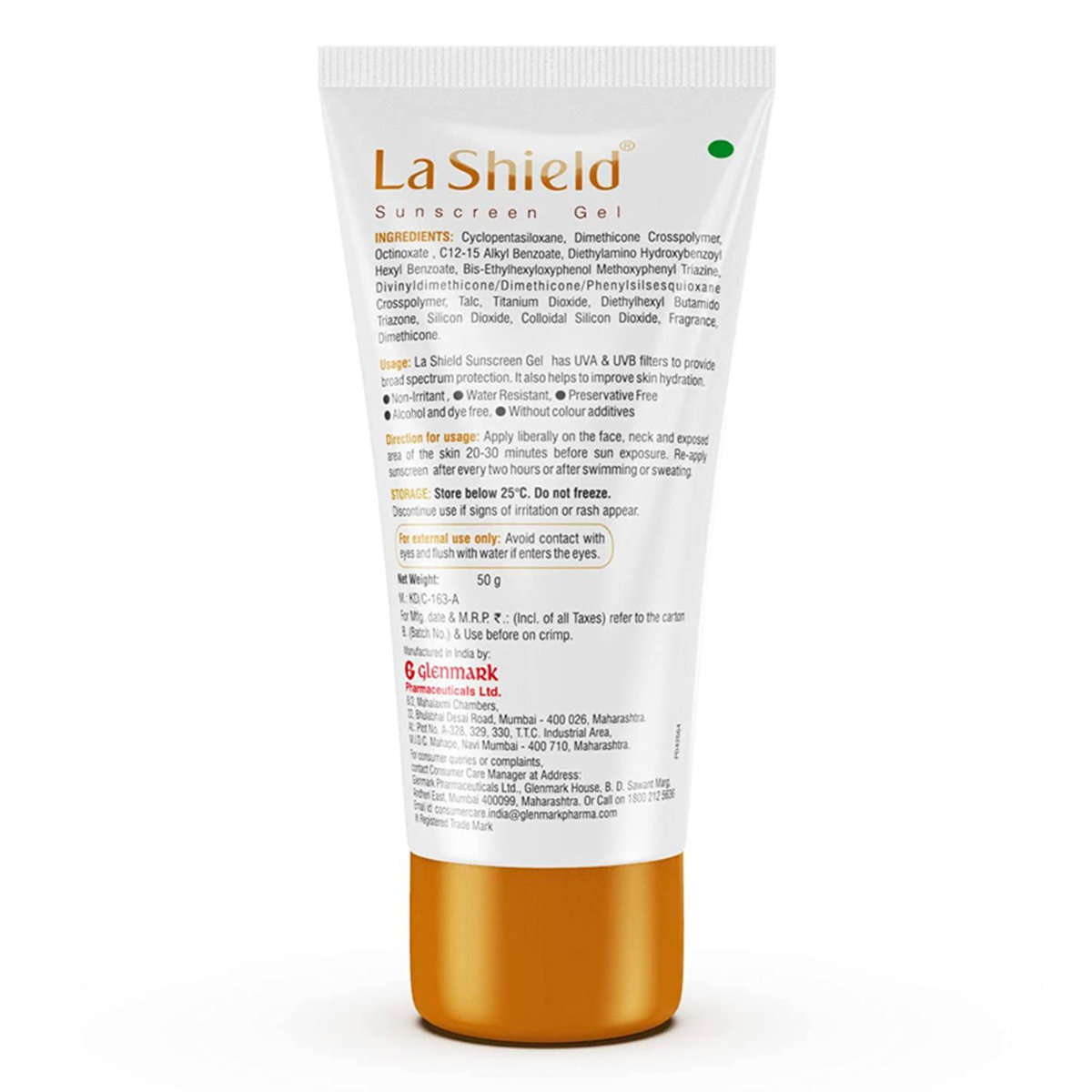 LA Shield SPF 40 PA+++ Sunscreen Gel, 50 gm, Pack of 1 LA Shield SPF 40 PA+++ Sunscreen Gel, 50 gm, Pack of 1