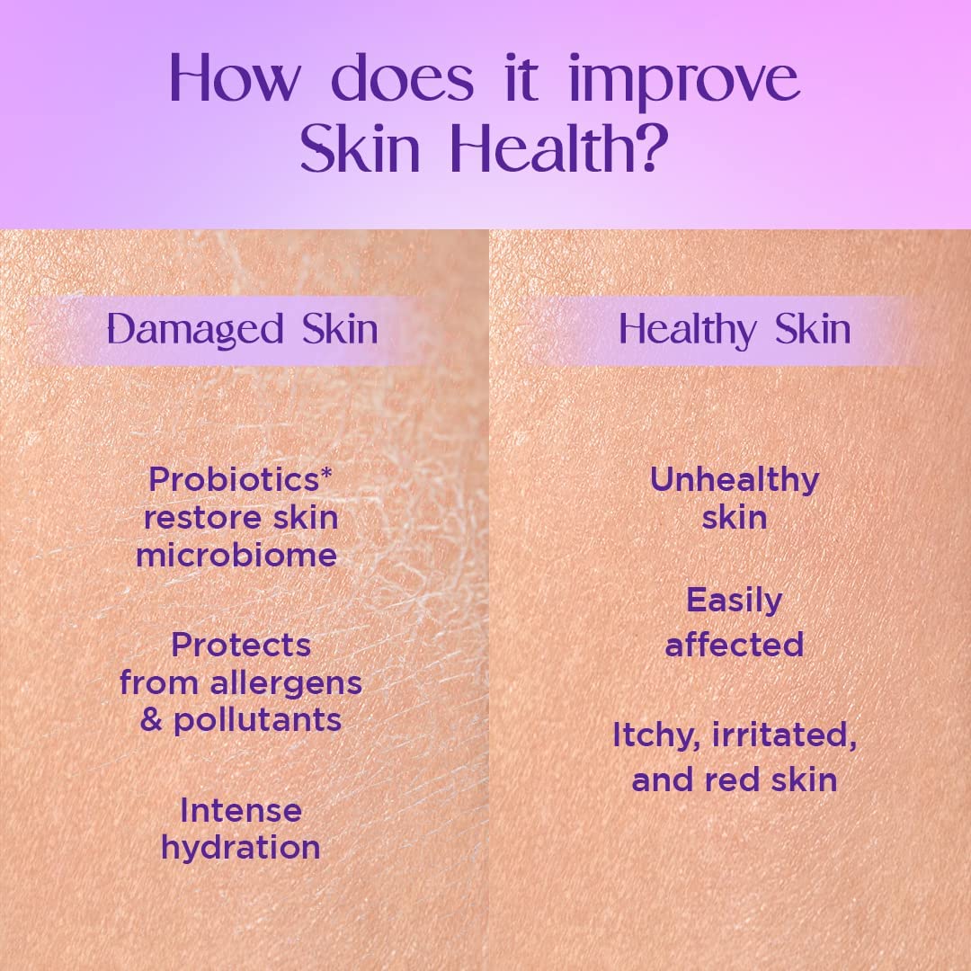 La Shield Probiotic Moisturizer Intense Body Lotion 200 gm | Restores Skin Microbiome | 72Hrs Moisture Lock | Provides UV Protection | Youthful Radiance | For Soft & Smooth Skin | For All Skin Type, Pack of 1 La Shield Probiotic Moisturizer Intense Body Lotion 200 gm | Restores Skin Microbiome | 72Hrs Moisture Lock | Provides UV Protection | Youthful Radiance | For Soft & Smooth Skin | For All Skin Type, Pack of 1