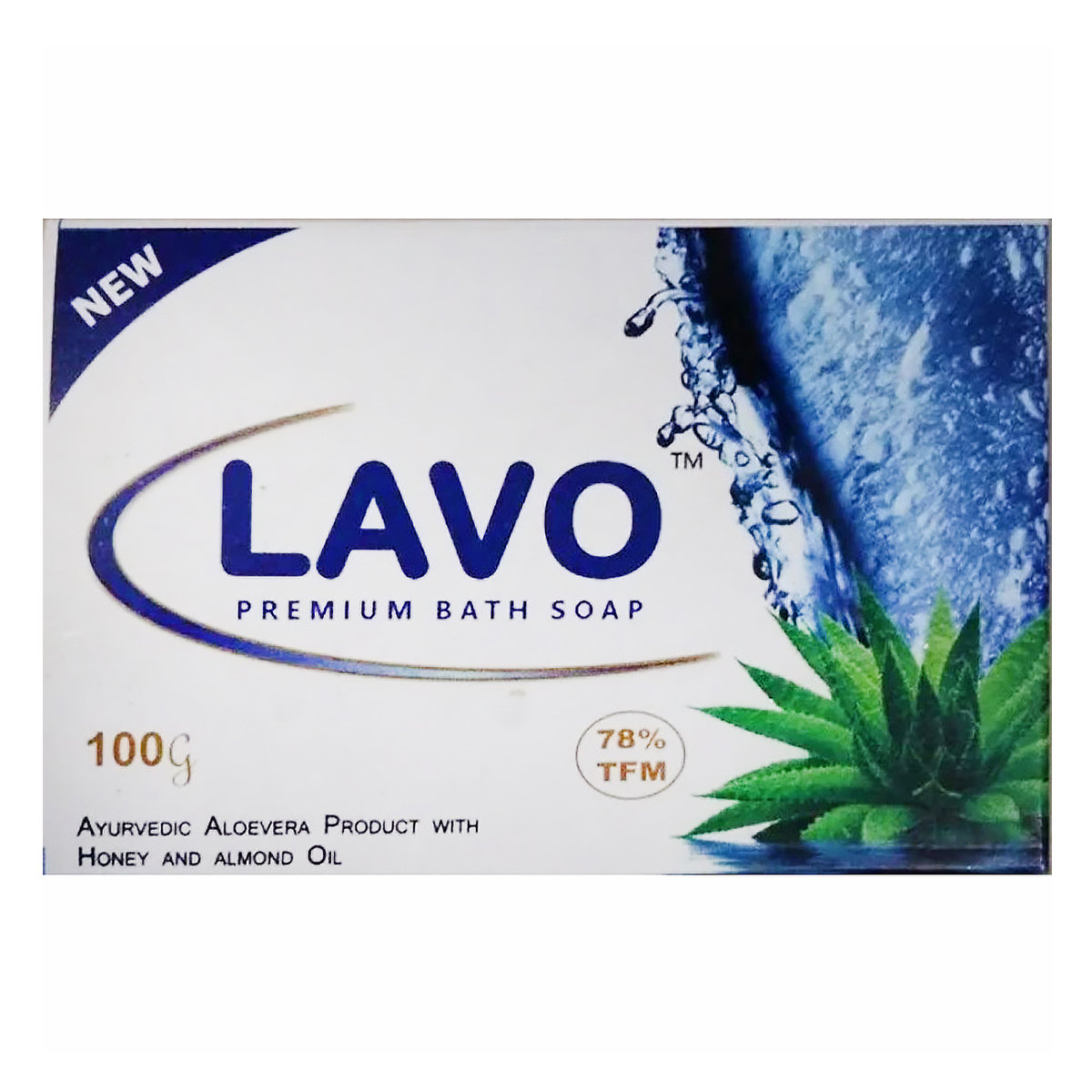 Lavo Premium Bath Soap 100 gm | With Aloe Vera, Honey & Almond Oil | 78% TFM | Ayurvedic, Pack of 1 Lavo Premium Bath Soap 100 gm | With Aloe Vera, Honey & Almond Oil | 78% TFM | Ayurvedic, Pack of 1