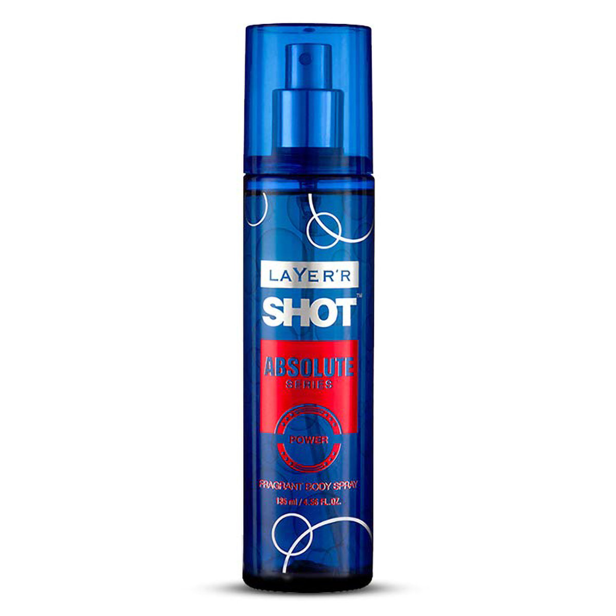 Layer'r Shot Absolute Series Power Body Spray, 135ml, Pack of 1 Layer'r Shot Absolute Series Power Body Spray, 135ml, Pack of 1