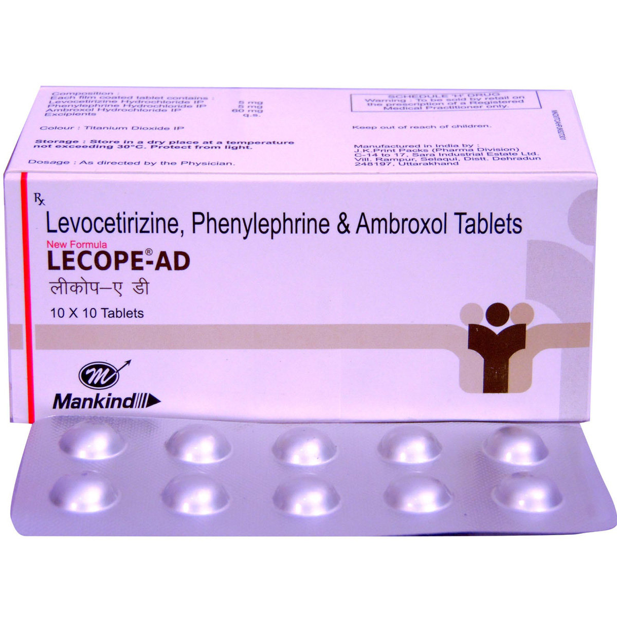 Lecope-AD Tablet 10's, Pack of 10 TABLETS Lecope-AD Tablet 10's, Pack of 10 TABLETS