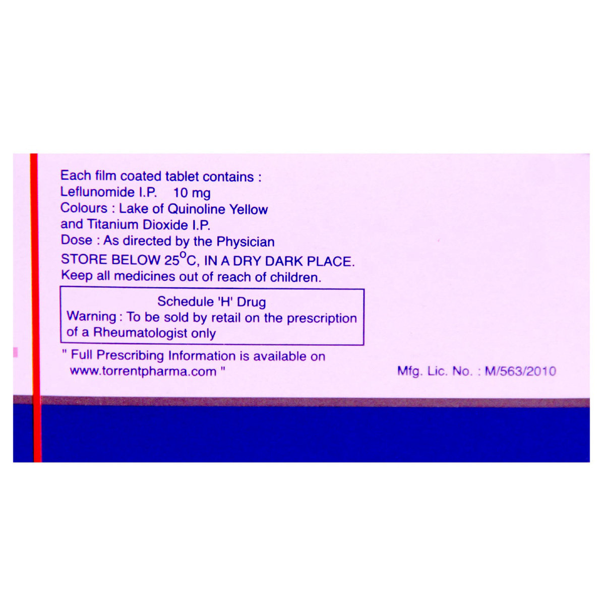 Lefra 10 Tablet 10's, Pack of 10 TABLETS Lefra 10 Tablet 10's, Pack of 10 TABLETS