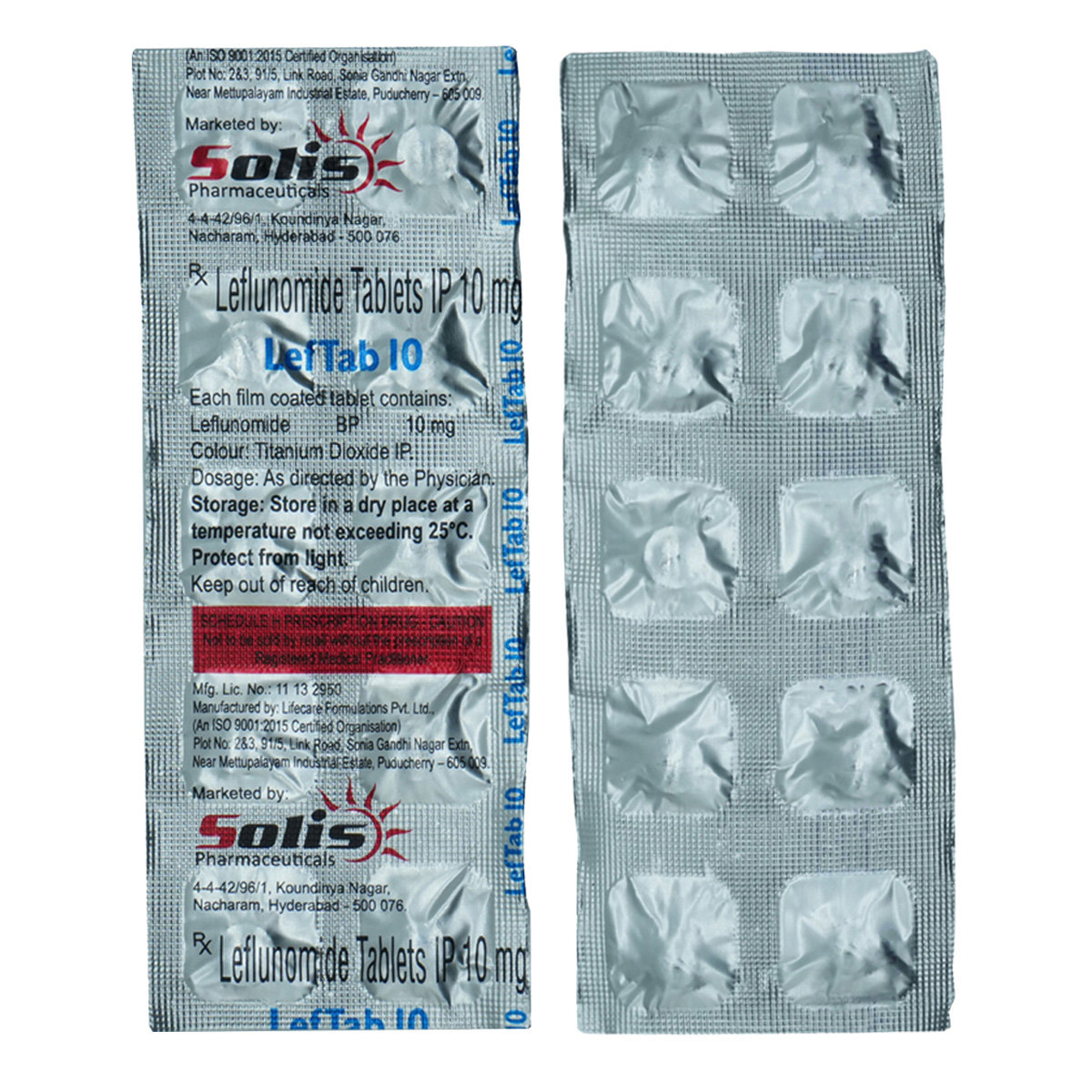 Leftab 10 Tablet 10's, Pack of 10 TabletS Leftab 10 Tablet 10's, Pack of 10 TabletS