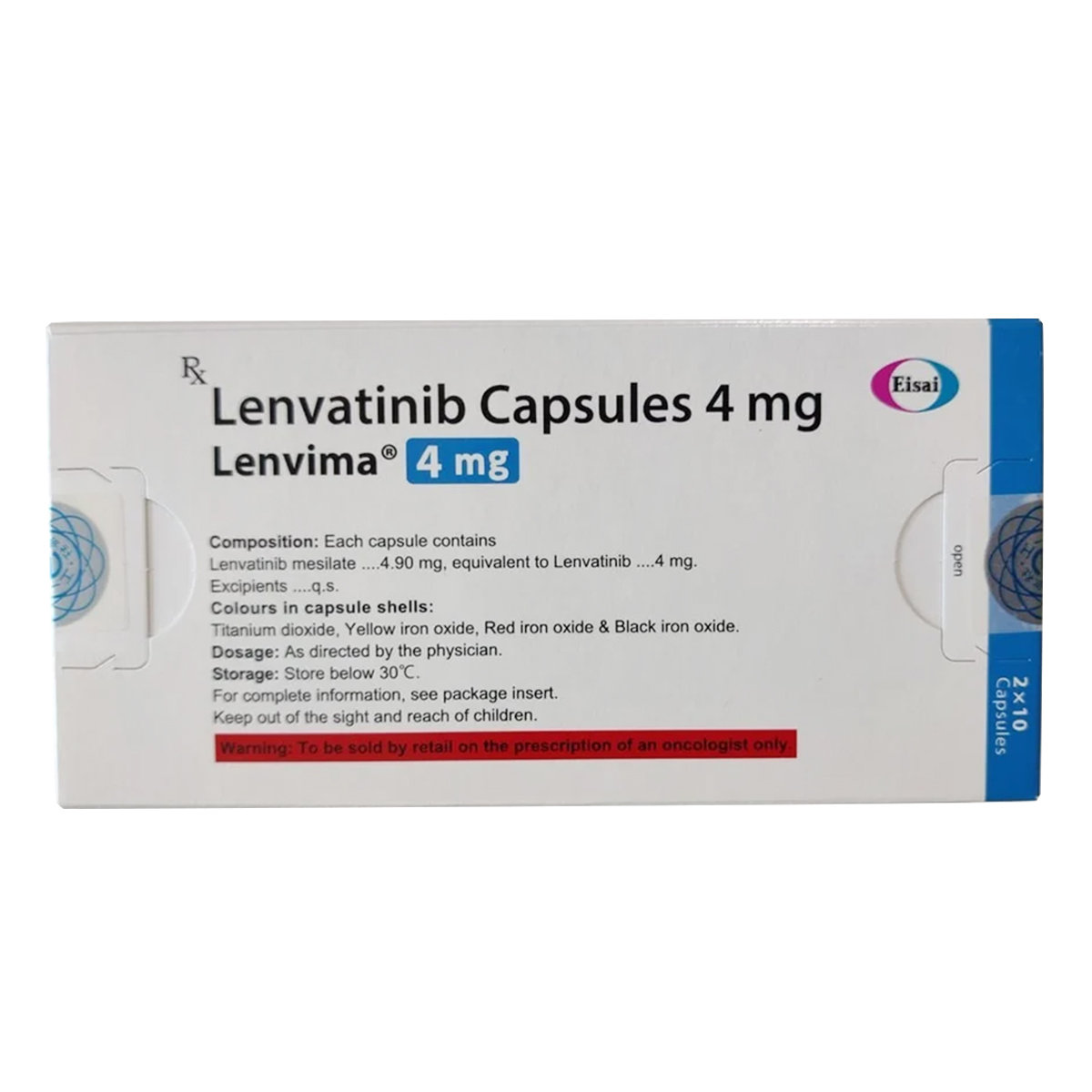 Lenvima 4 mg Capsule 10's, Pack of 10 CAPSULES Lenvima 4 mg Capsule 10's, Pack of 10 CAPSULES