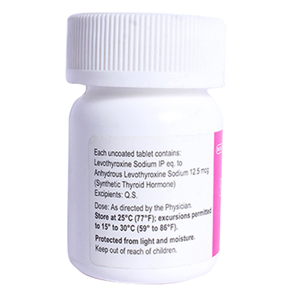 Lethyrox 12.5 mcg Tablet 50's, Pack of 1 Tablet Lethyrox 12.5 mcg Tablet 50's, Pack of 1 Tablet