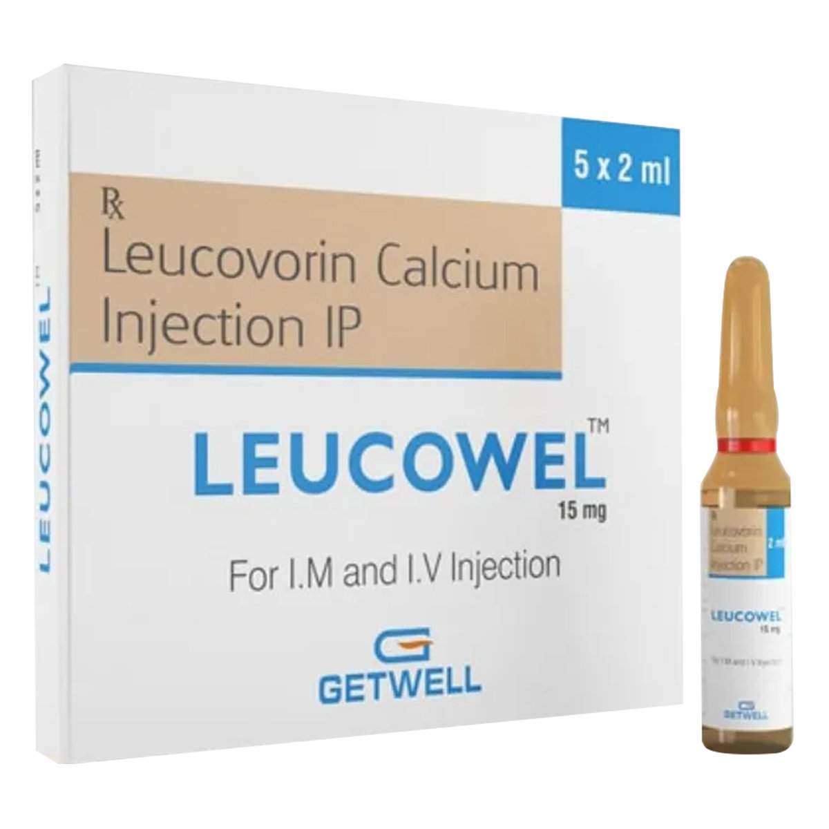 Leucovorin Calcium 15 mg Injection 2 ml, Pack of 1 Injection Leucovorin Calcium 15 mg Injection 2 ml, Pack of 1 Injection