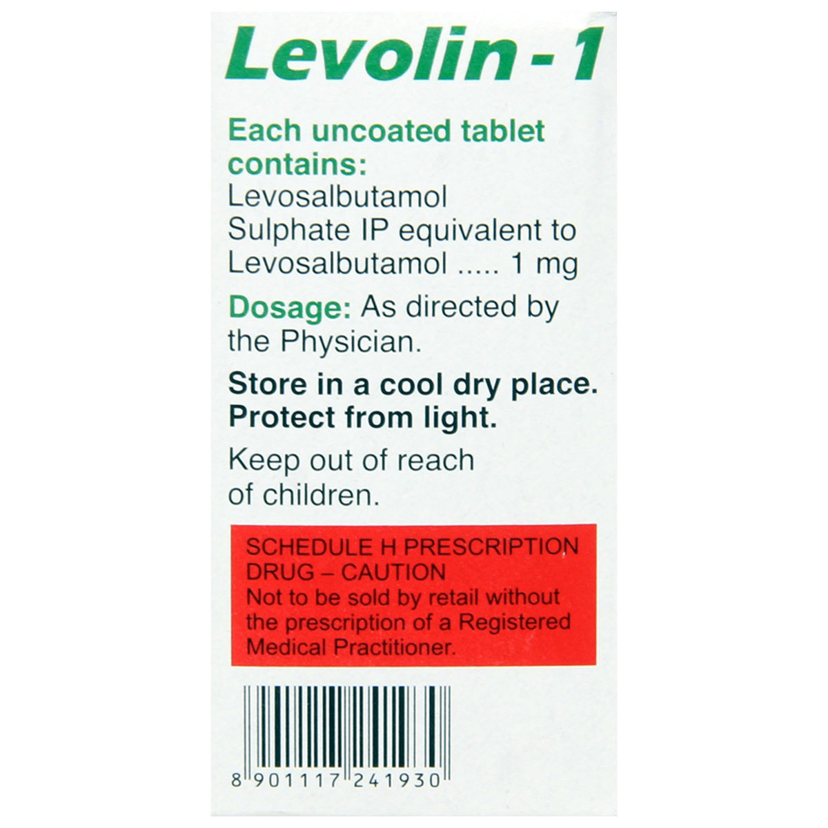 Levolin-1 Tablet 10's, Pack of 10 TABLETS Levolin-1 Tablet 10's, Pack of 10 TABLETS