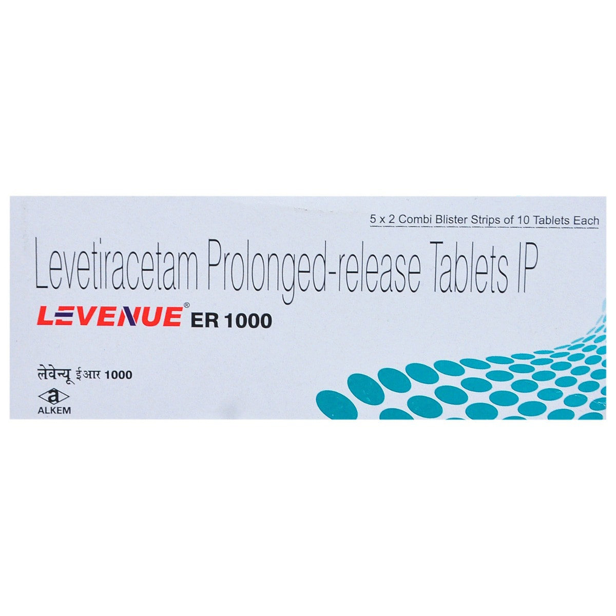 Levenue ER 1000 Tablet 10's, Pack of 10 TabletS Levenue ER 1000 Tablet 10's, Pack of 10 TabletS