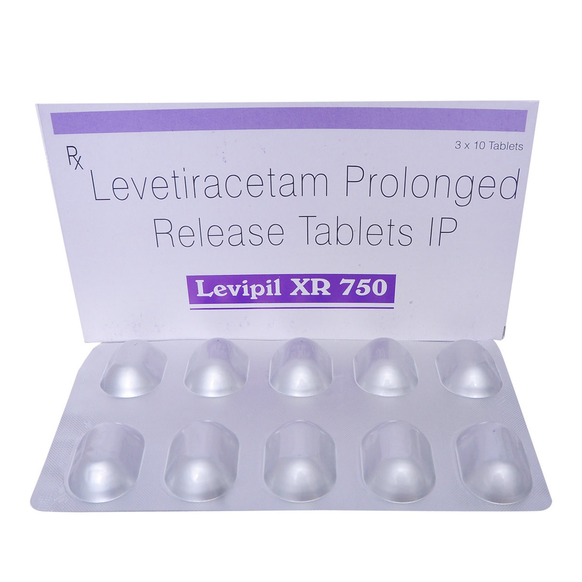 Levipil XR 750 Tablet 10's, Pack of 10 TabletS Levipil XR 750 Tablet 10's, Pack of 10 TabletS