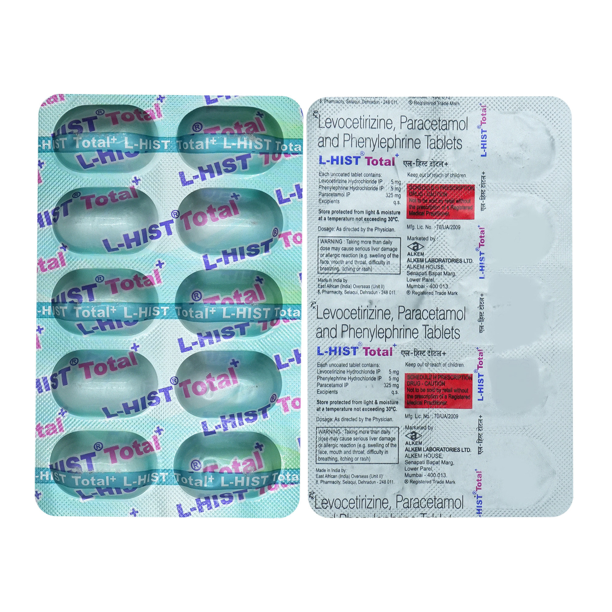 L-Hist Total Tablet 10's, Pack of 10 L-Hist Total Tablet 10's, Pack of 10