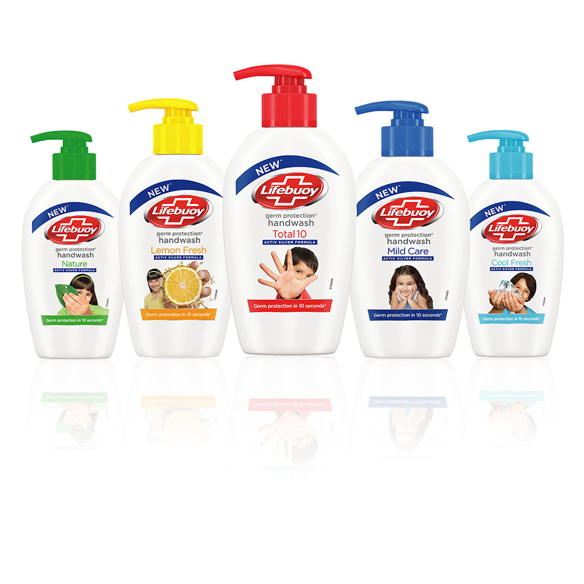 Lifebuoy Nature Germ Protection Handwash 190 ml | Goodness Of Green Tea Extract | With Activ Silver Formula | Provides Germ Protection In 10 Seconds, Pack of 1 Lifebuoy Nature Germ Protection Handwash 190 ml | Goodness Of Green Tea Extract | With Activ Silver Formula | Provides Germ Protection In 10 Seconds, Pack of 1