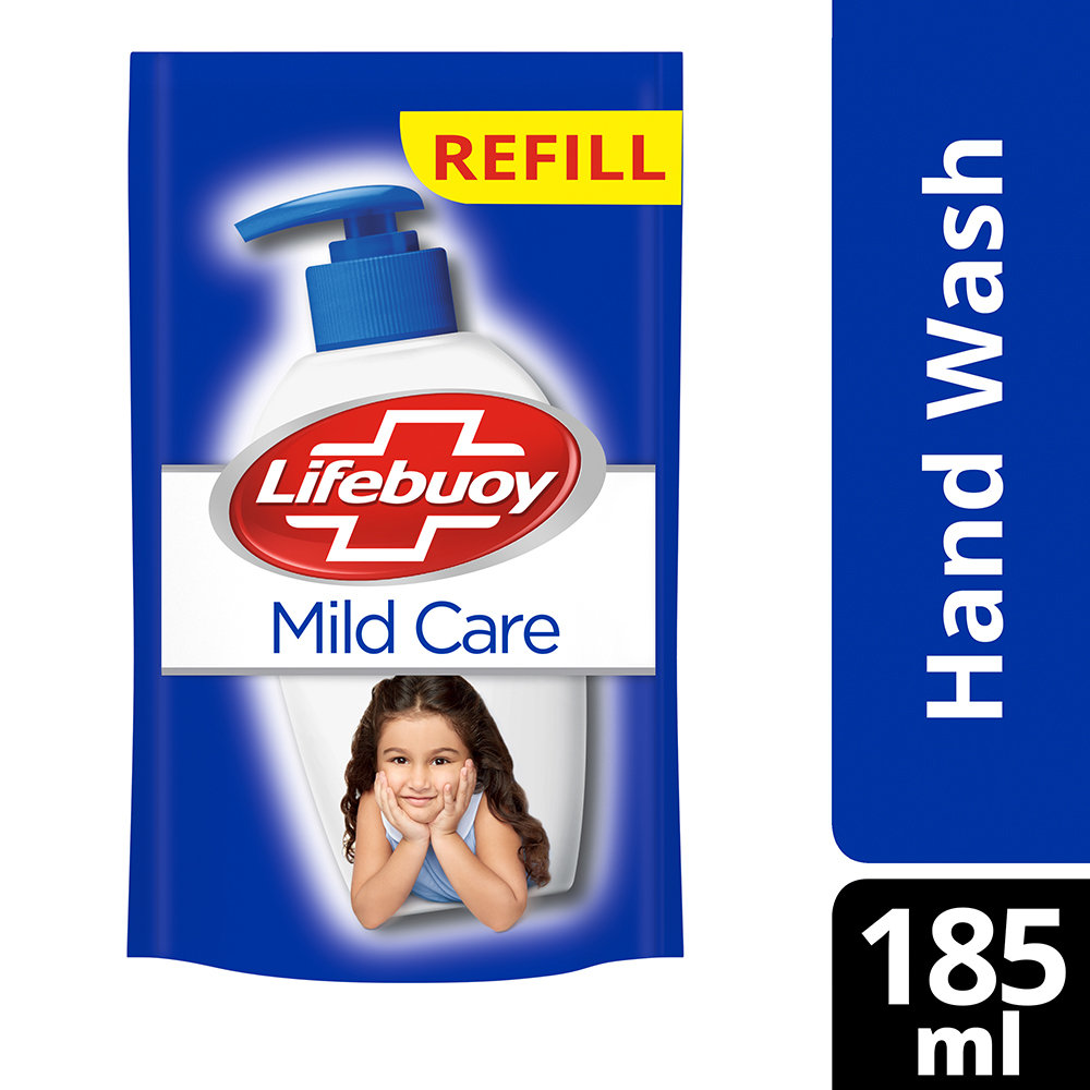 Lifebuoy Mild Care Germ Protection Handwash, 555 ml Refill Pack (3x185 ml), Pack of 1 Lifebuoy Mild Care Germ Protection Handwash, 555 ml Refill Pack (3x185 ml), Pack of 1