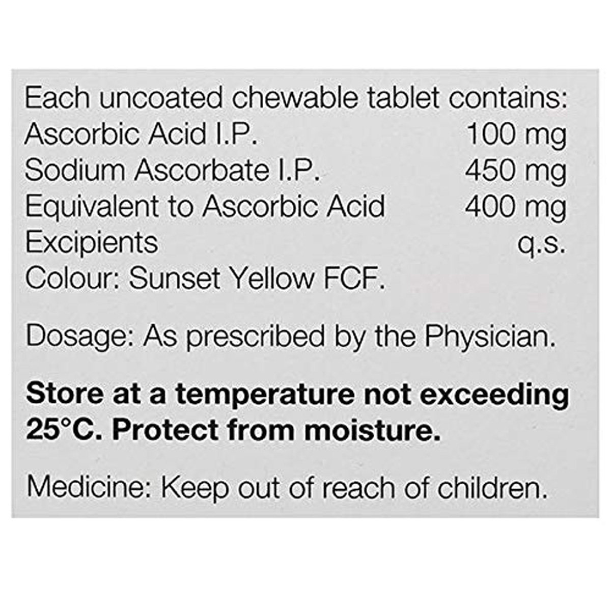Limcee 500 mg Chewable Orange Tablet 15's, Pack of 15 TABLETS Limcee 500 mg Chewable Orange Tablet 15's, Pack of 15 TABLETS