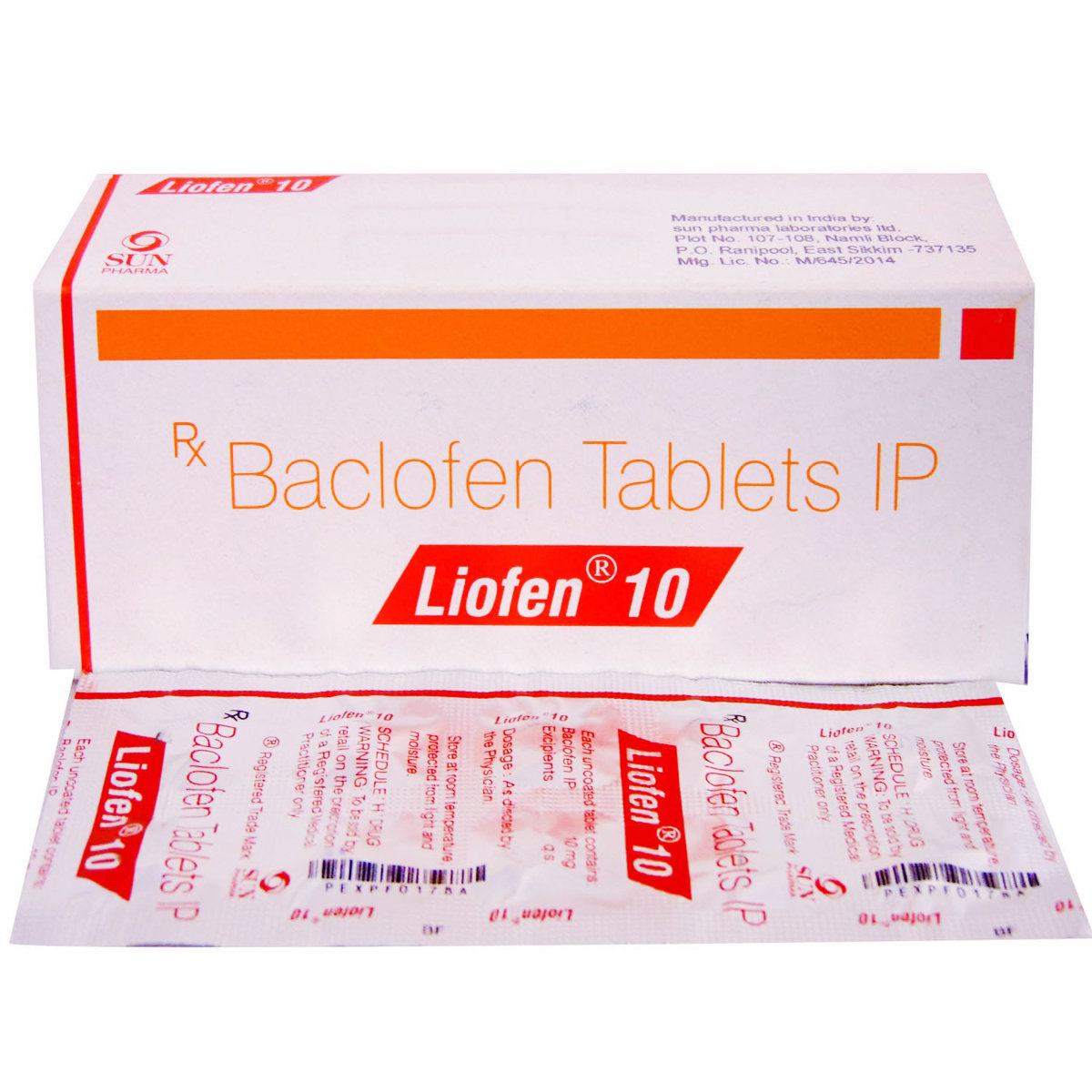 Liofen 10 Tablet 10's, Pack of 10 TABLETS Liofen 10 Tablet 10's, Pack of 10 TABLETS