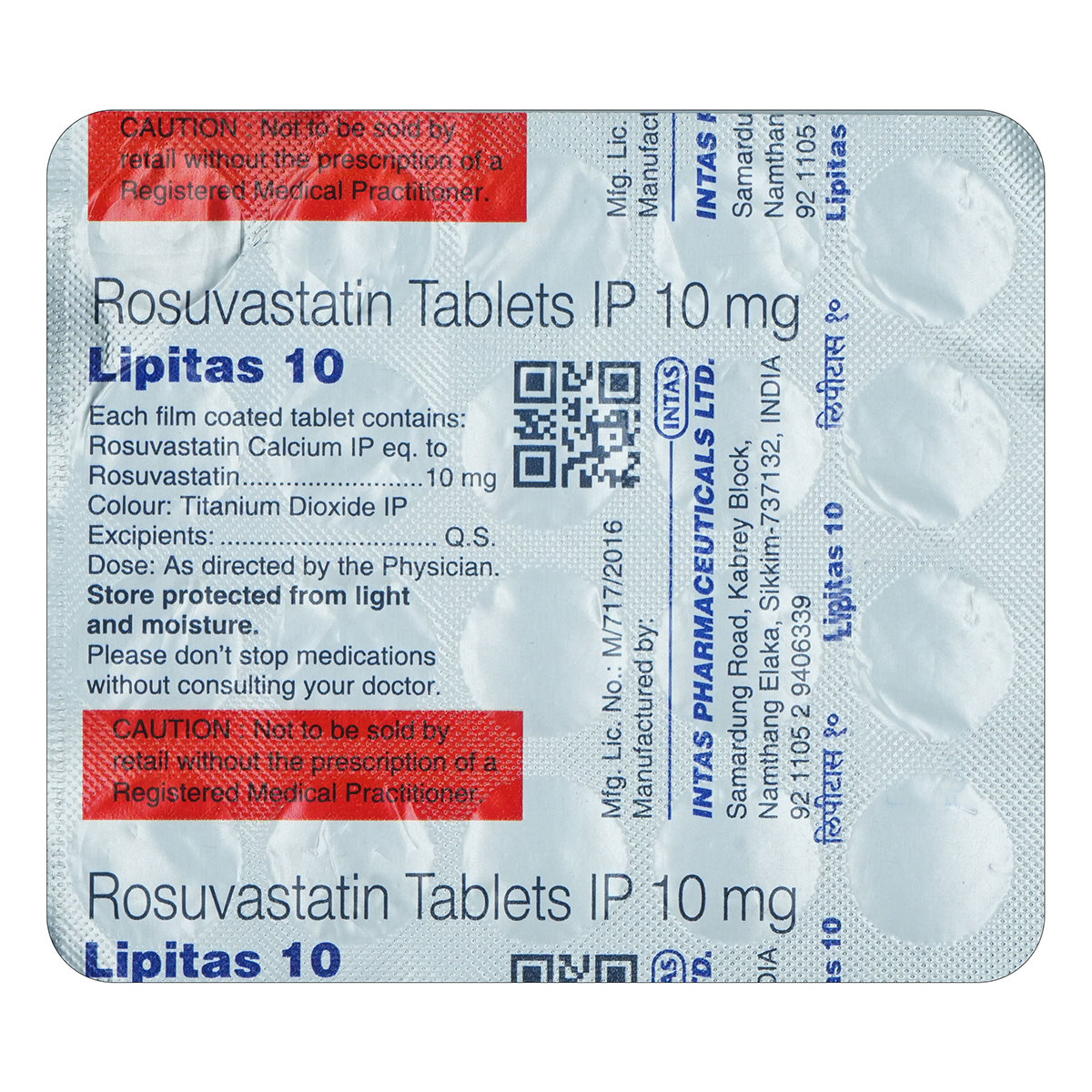 Lipitas 10 Tablet 20's, Pack of 20 TabletS Lipitas 10 Tablet 20's, Pack of 20 TabletS