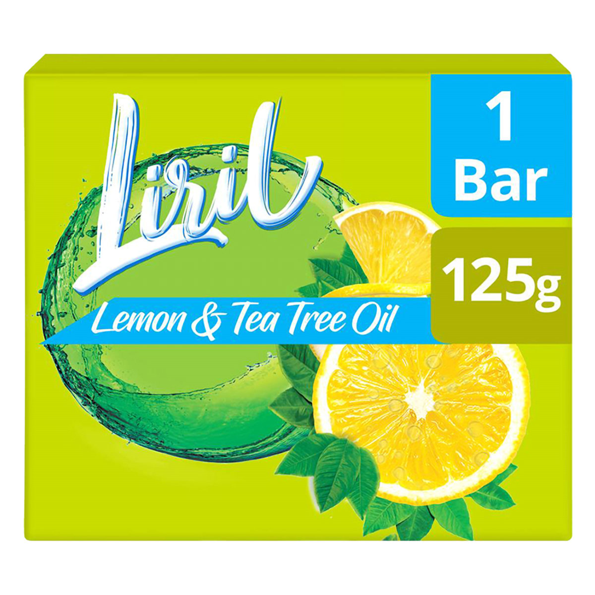 Liril Lemon & Tea Tree Oil Soap 125 gm | With 100% Natural Lemon Extract & Tea Tree Oil | Gently Cleanses | Long lasting Fresh Fragrance | Keep Skin Healthy, Pack of 1 Liril Lemon & Tea Tree Oil Soap 125 gm | With 100% Natural Lemon Extract & Tea Tree Oil | Gently Cleanses | Long lasting Fresh Fragrance | Keep Skin Healthy, Pack of 1