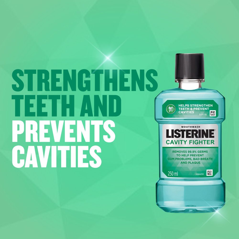 Listerine Cavity Fighter Mouthwash, 80 ml, Pack of 1 Listerine Cavity Fighter Mouthwash, 80 ml, Pack of 1