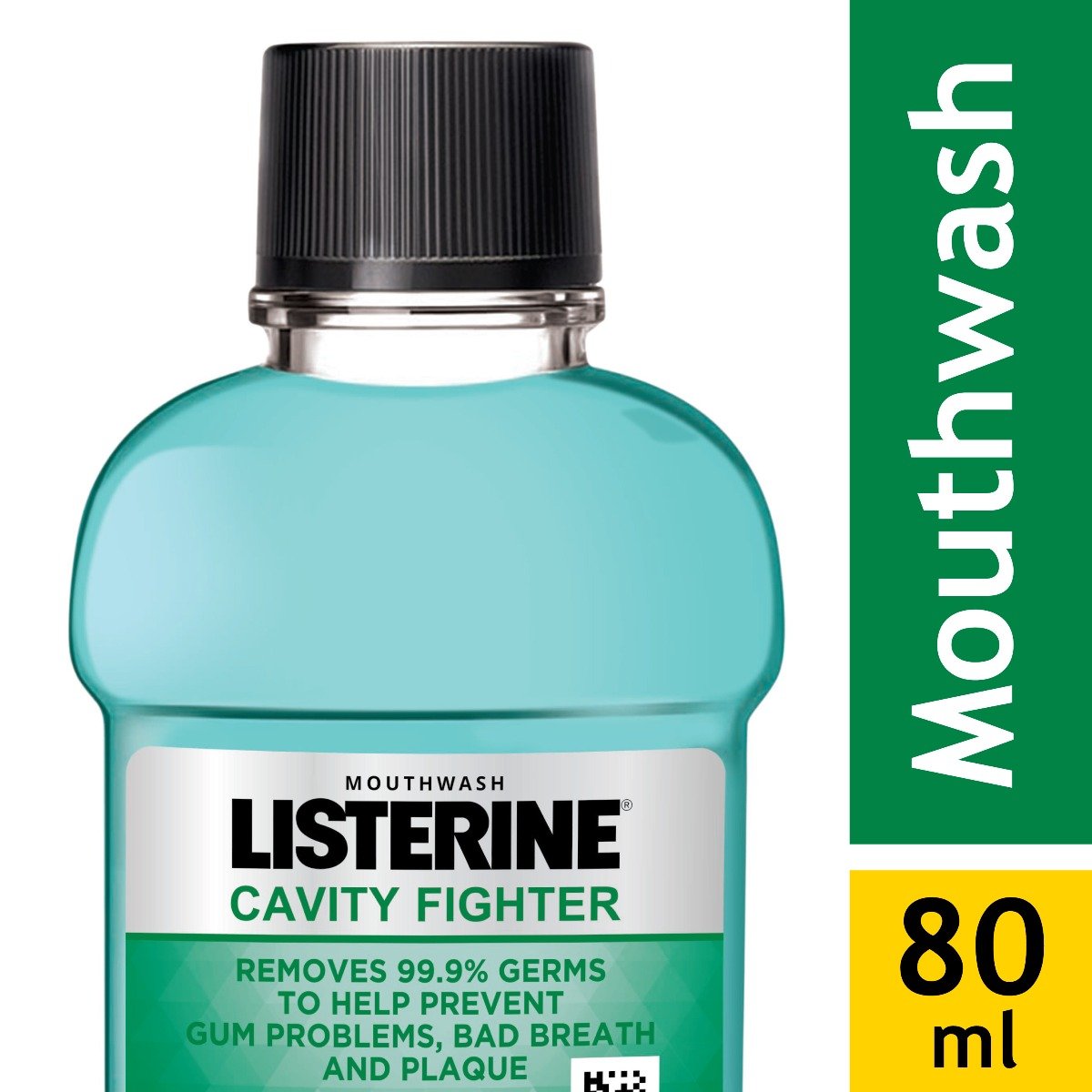 Listerine Cavity Fighter Mouthwash, 80 ml, Pack of 1 Listerine Cavity Fighter Mouthwash, 80 ml, Pack of 1