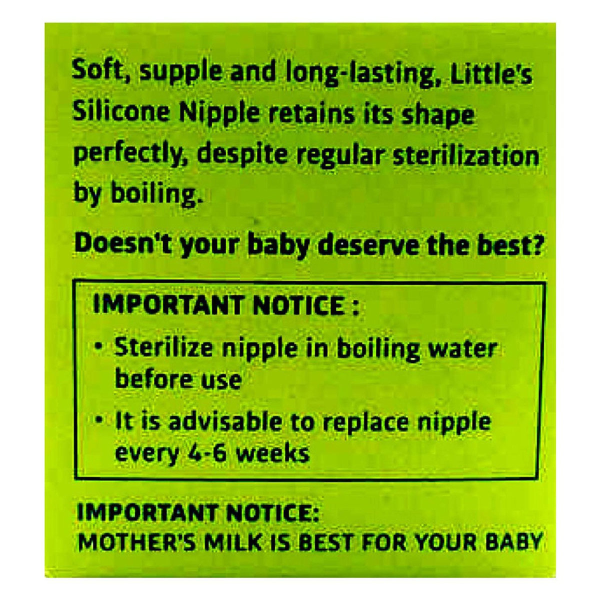 Little's Big Hug Silicon Nipple 6M+, 1 Count, Pack of 1 Little's Big Hug Silicon Nipple 6M+, 1 Count, Pack of 1