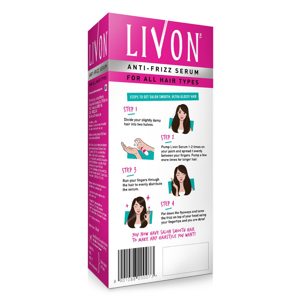 Livon Anti-Frizz Hair Serum, 45 ml, Pack of 1 Livon Anti-Frizz Hair Serum, 45 ml, Pack of 1
