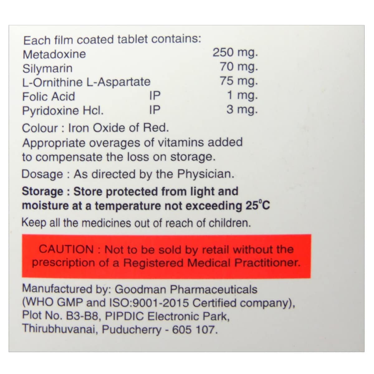 Livodox Plus Tablet 10's, Pack of 10 TABLETS Livodox Plus Tablet 10's, Pack of 10 TABLETS