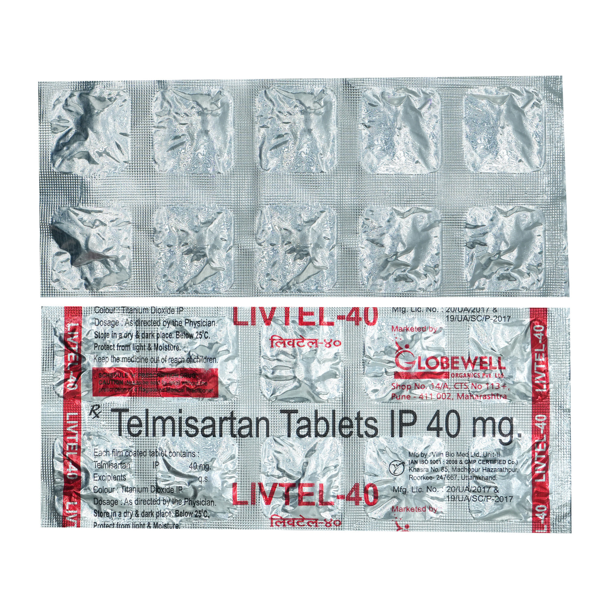 Livtel-40 Tablet 10's, Pack of 10 TABLETS Livtel-40 Tablet 10's, Pack of 10 TABLETS