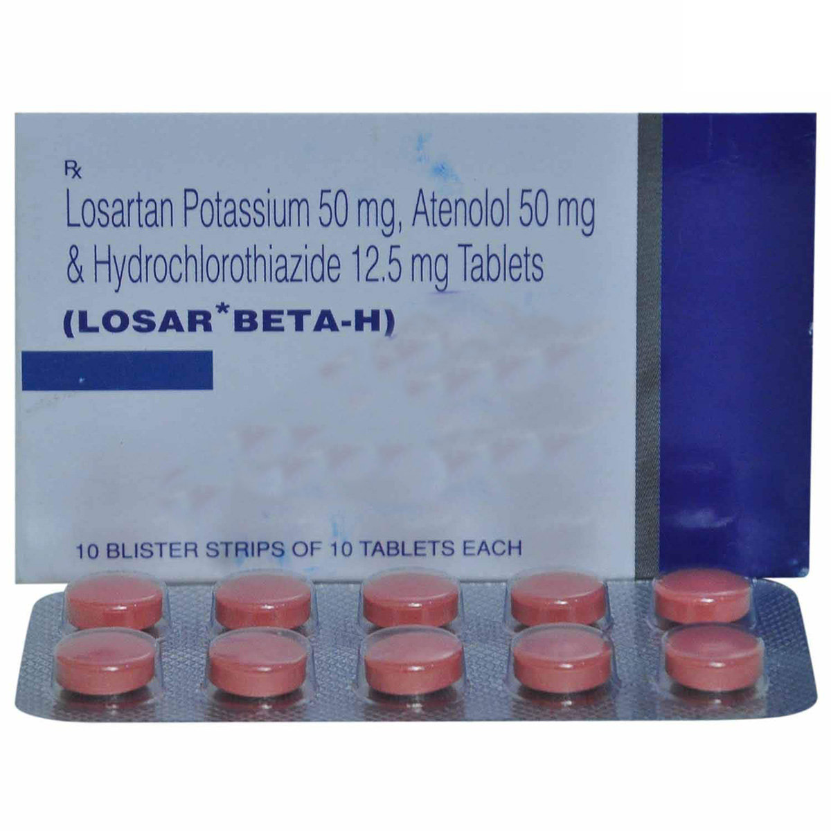 LOSAR BETA H TABLET, Pack of 10 TABLETS LOSAR BETA H TABLET, Pack of 10 TABLETS
