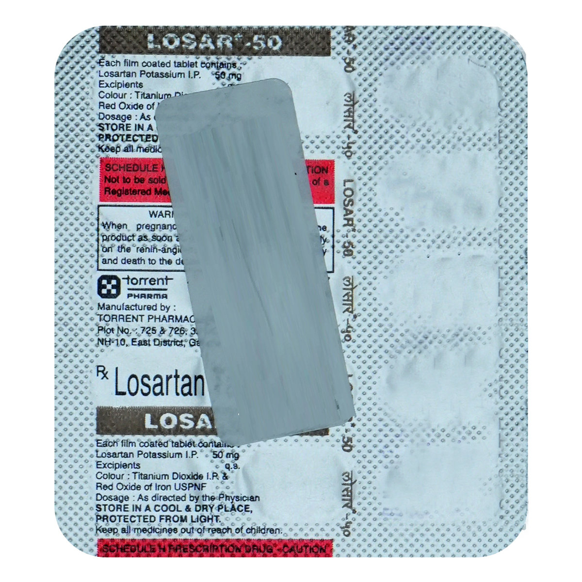 Losar 50 Tablet 15's, Pack of 15 TABLETS Losar 50 Tablet 15's, Pack of 15 TABLETS
