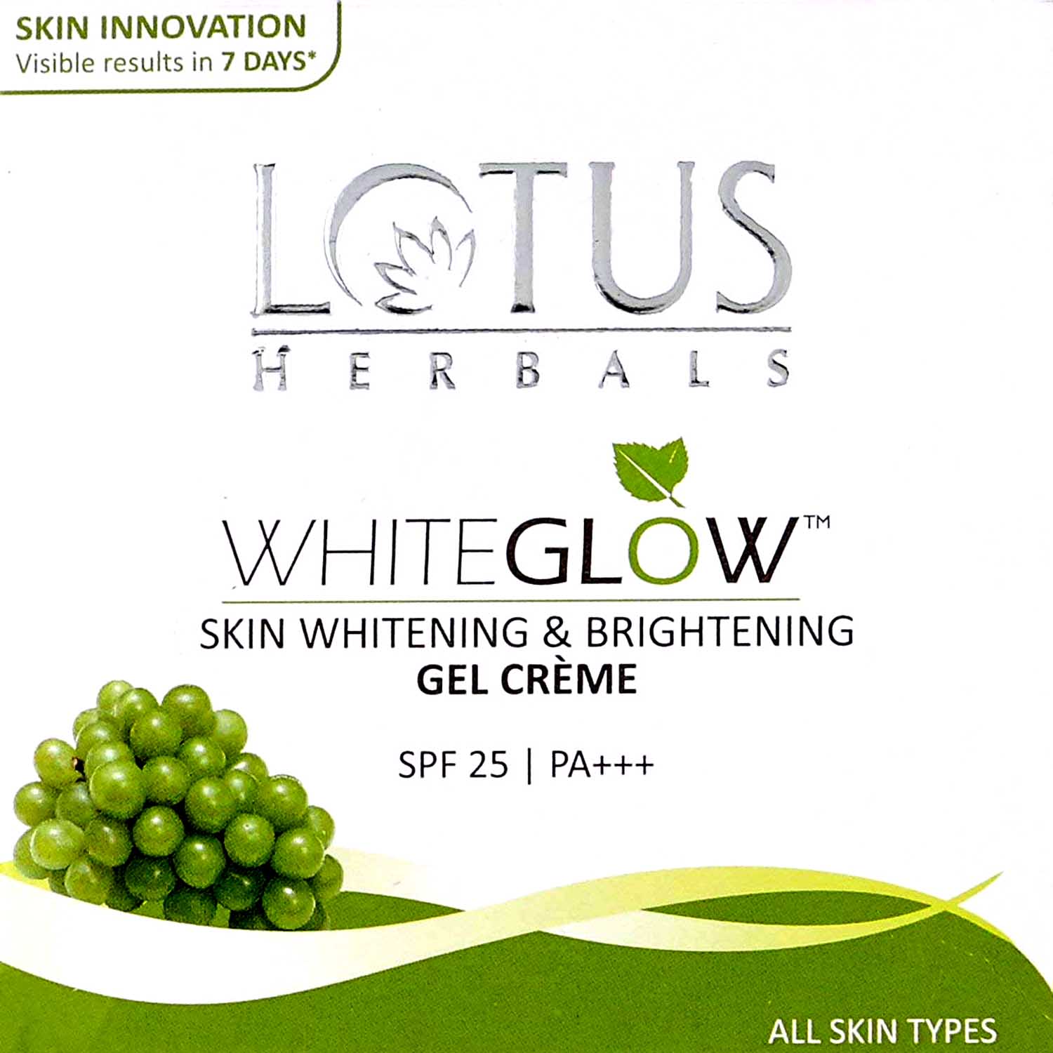 Lotus Herbals Whiteglow Skin Whitening & Brightening Gel Cream SPF 25 PA+++, 60 gm, Pack of 1 Lotus Herbals Whiteglow Skin Whitening & Brightening Gel Cream SPF 25 PA+++, 60 gm, Pack of 1