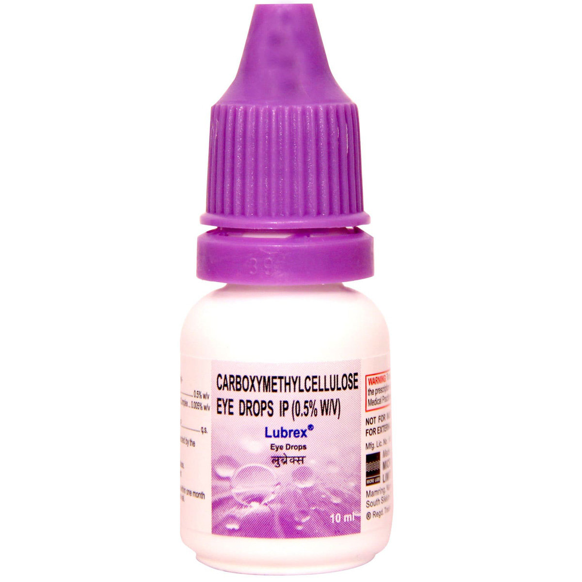 Lubrex Eye Drops 10 ml, Pack of 1 EYE DROPS Lubrex Eye Drops 10 ml, Pack of 1 EYE DROPS