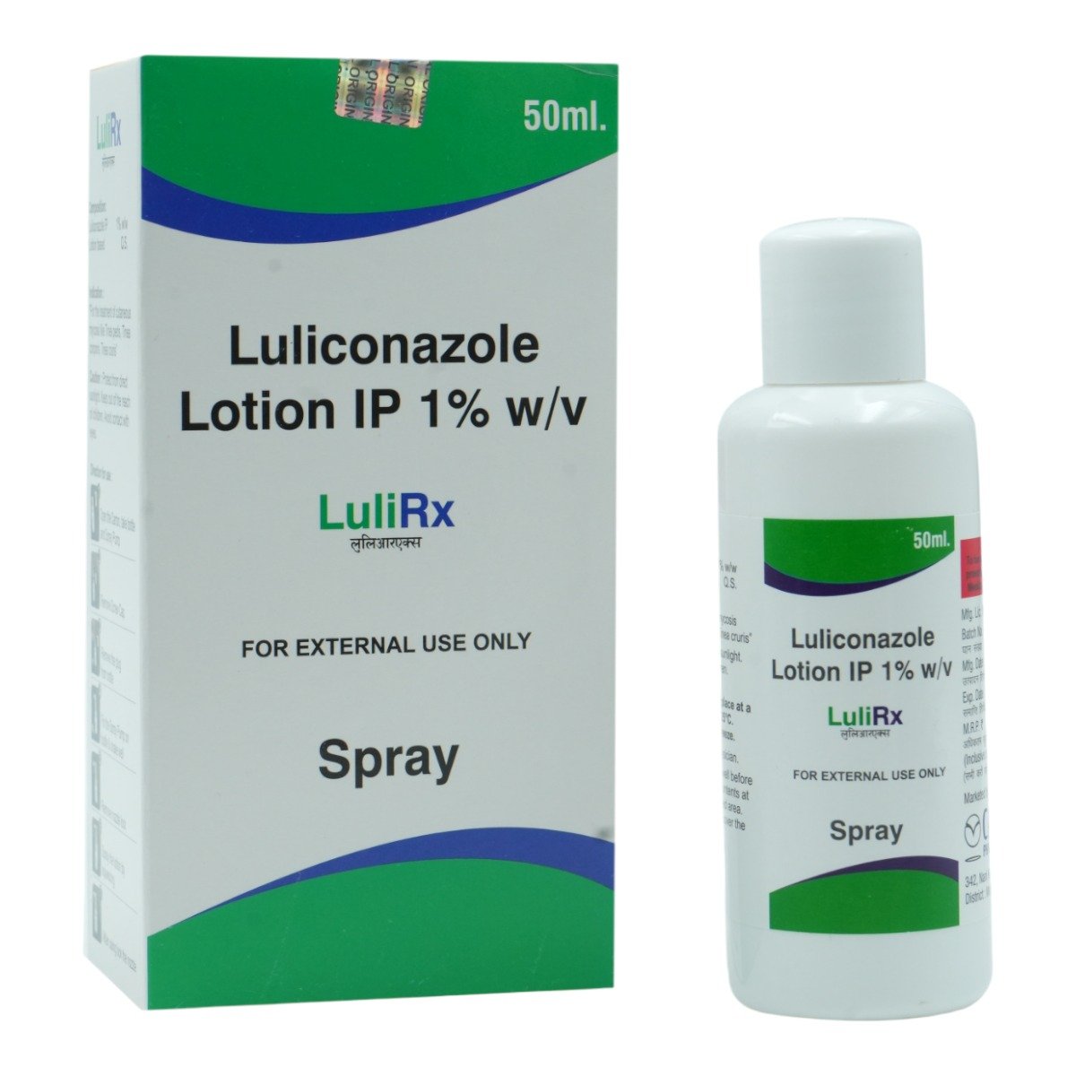 Lulirx 1%W/W Spray 50ml, Pack of 1 Spray Lulirx 1%W/W Spray 50ml, Pack of 1 Spray