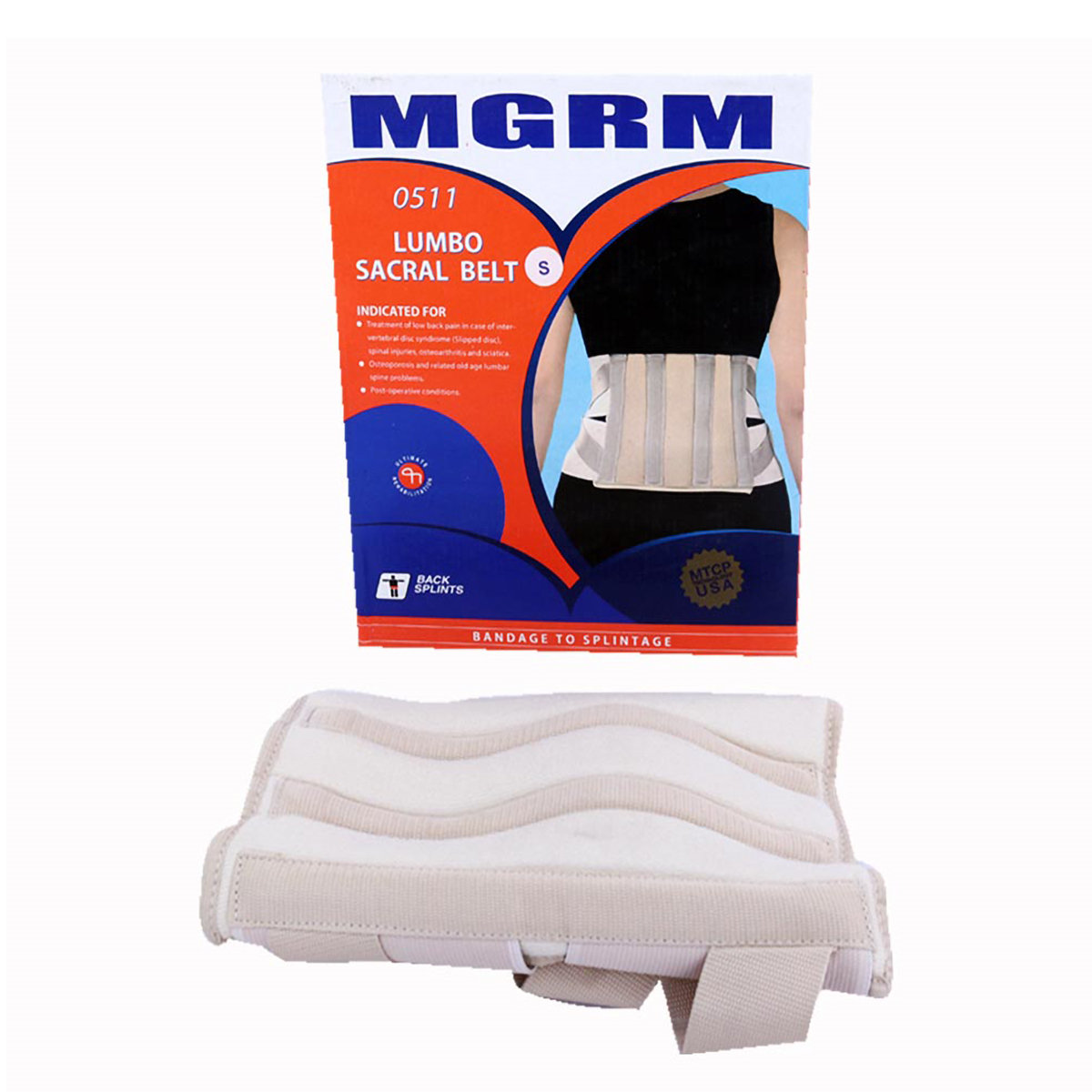 MGRM Lumbo Sucral Belt Small 0511, 1 Count, Pack of 1 MGRM Lumbo Sucral Belt Small 0511, 1 Count, Pack of 1