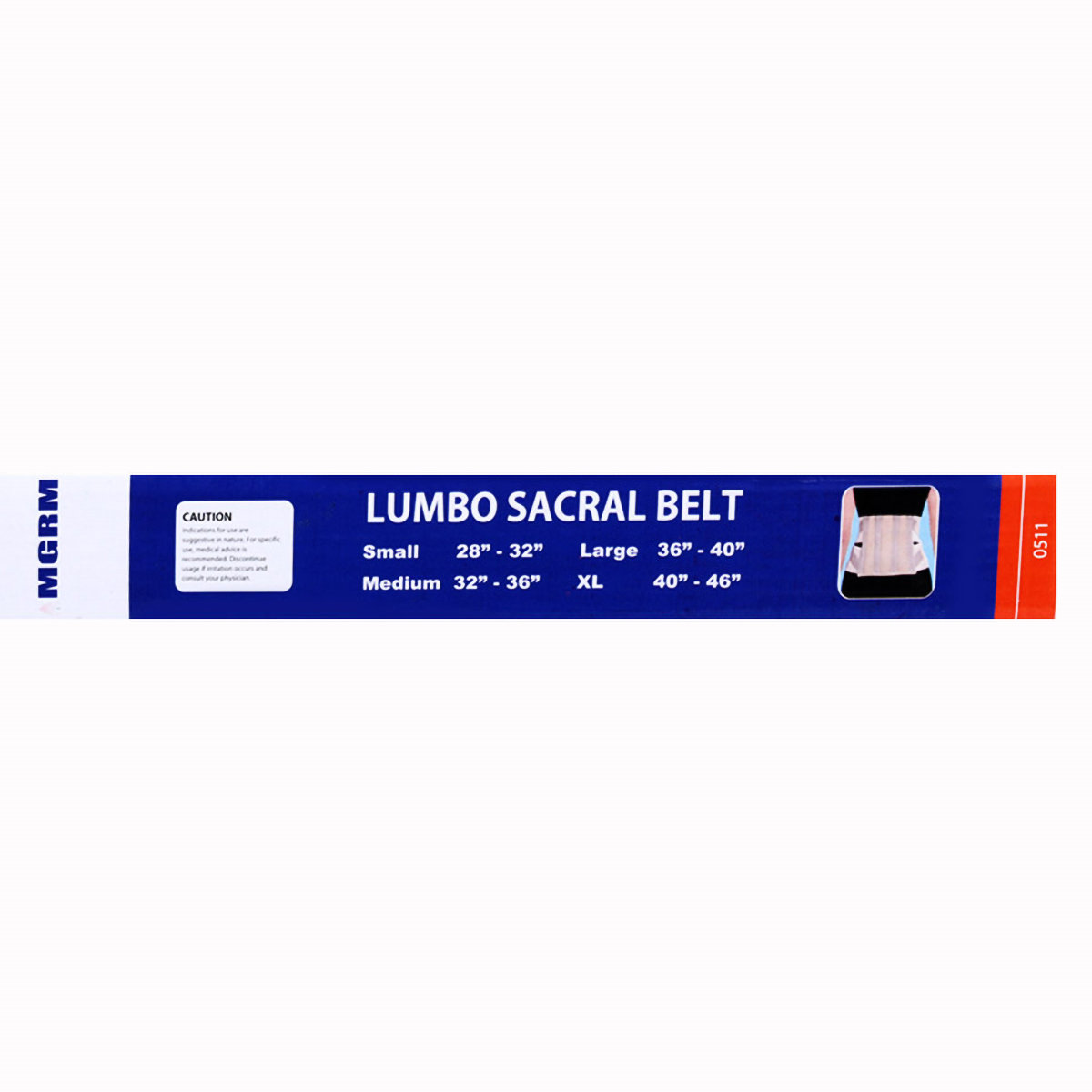 MGRM Lumbo Sucral Belt XL 0511, 1 Count, Pack of 1 MGRM Lumbo Sucral Belt XL 0511, 1 Count, Pack of 1