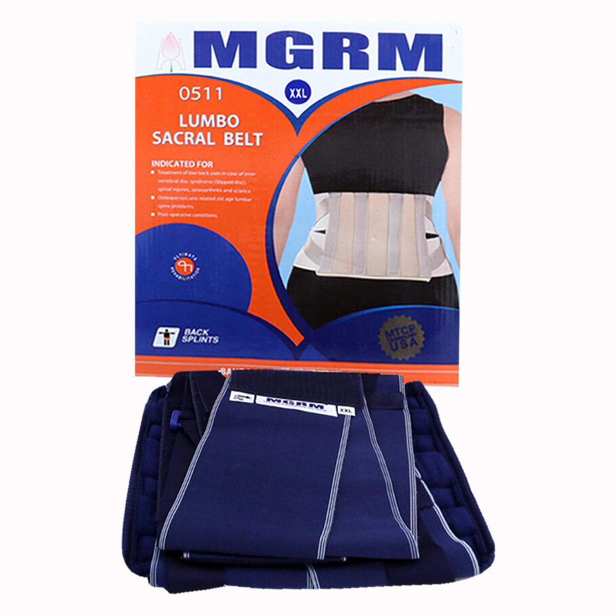 MGRM Lumbo Sucral Belt XXL 0511, 1 Count, Pack of 1 MGRM Lumbo Sucral Belt XXL 0511, 1 Count, Pack of 1
