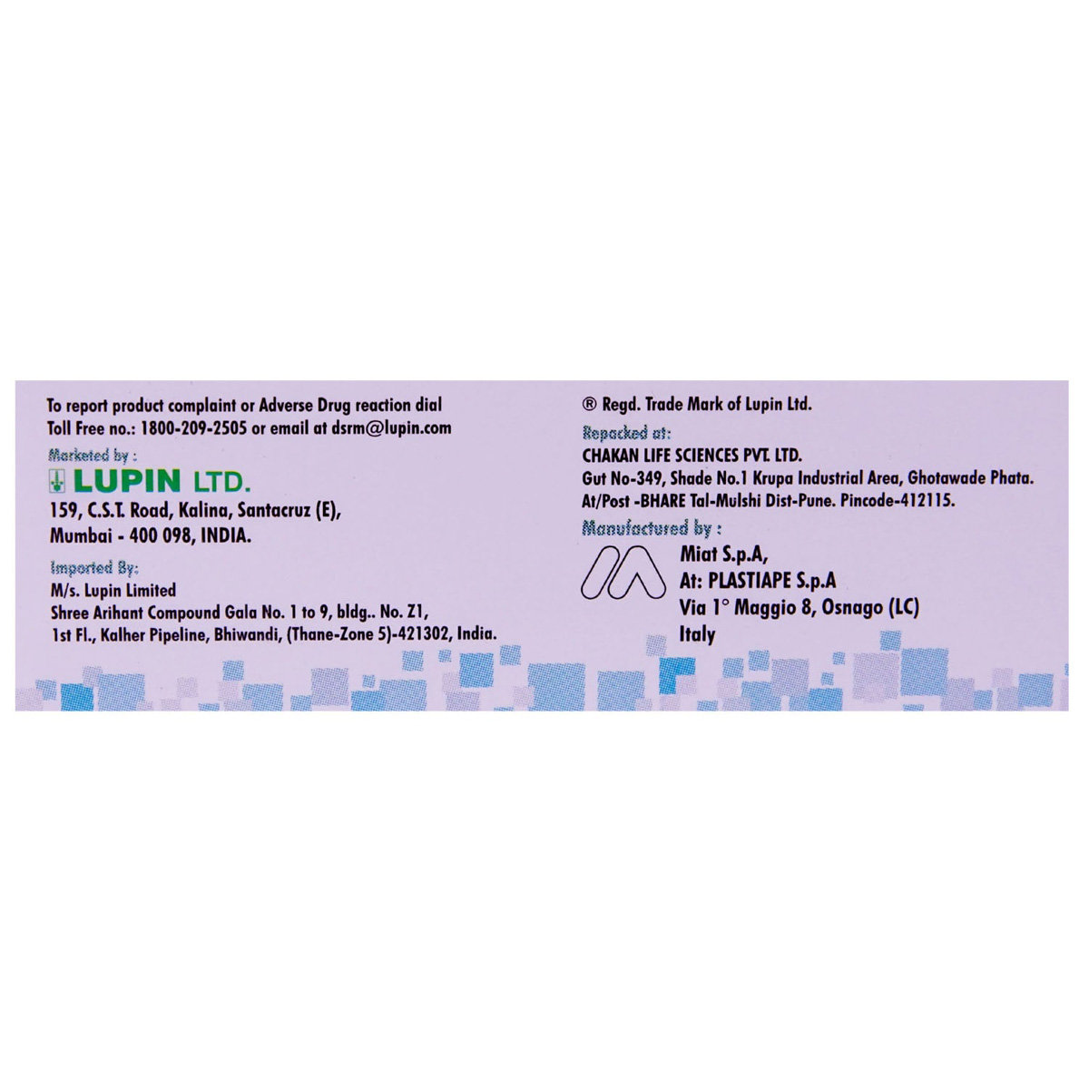 Lupihaler Inhaler 1's, Pack of 1 Lupihaler Inhaler 1's, Pack of 1