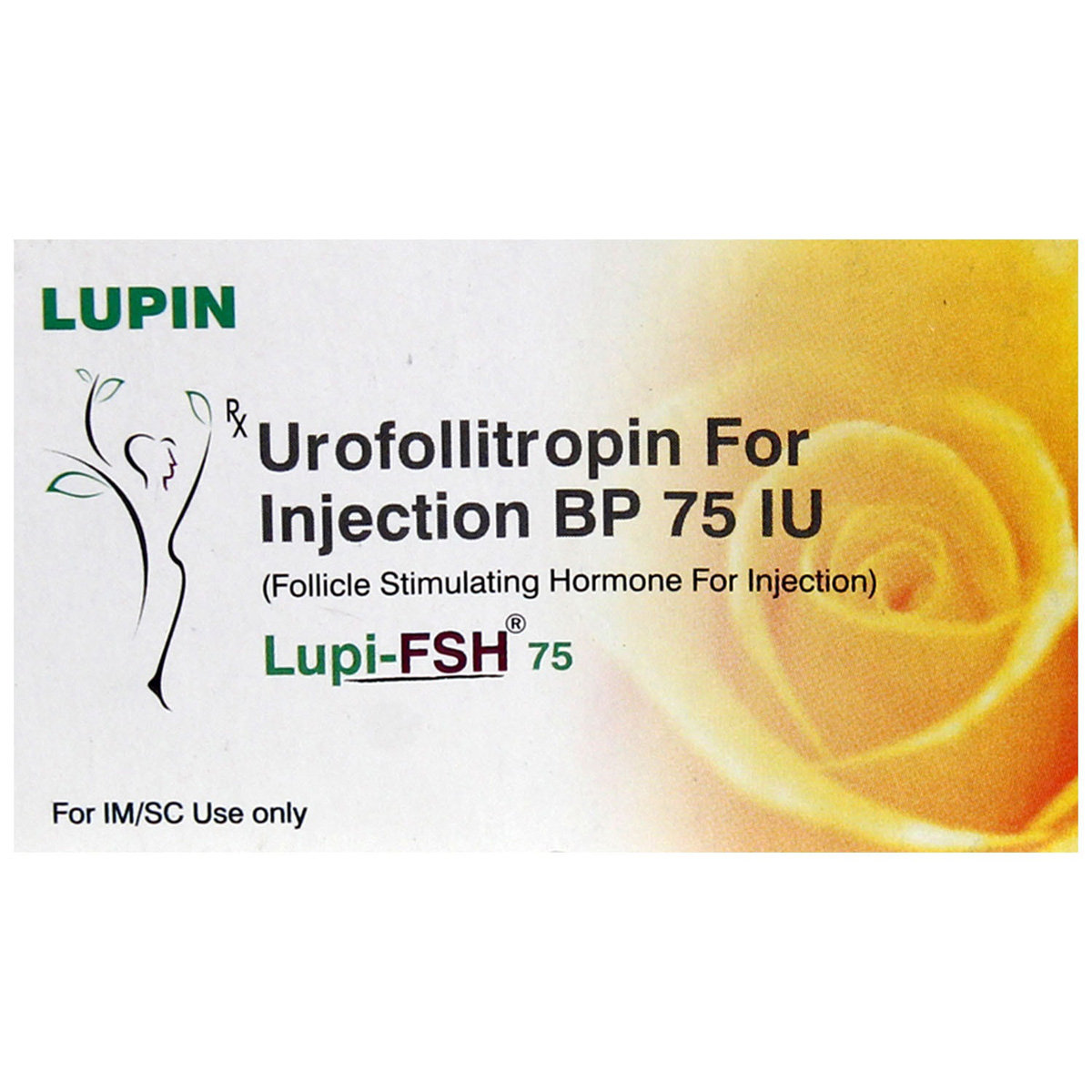 Lupi-FSH 75IU Injection 2 ml, Pack of 1 INJECTION Lupi-FSH 75IU Injection 2 ml, Pack of 1 INJECTION