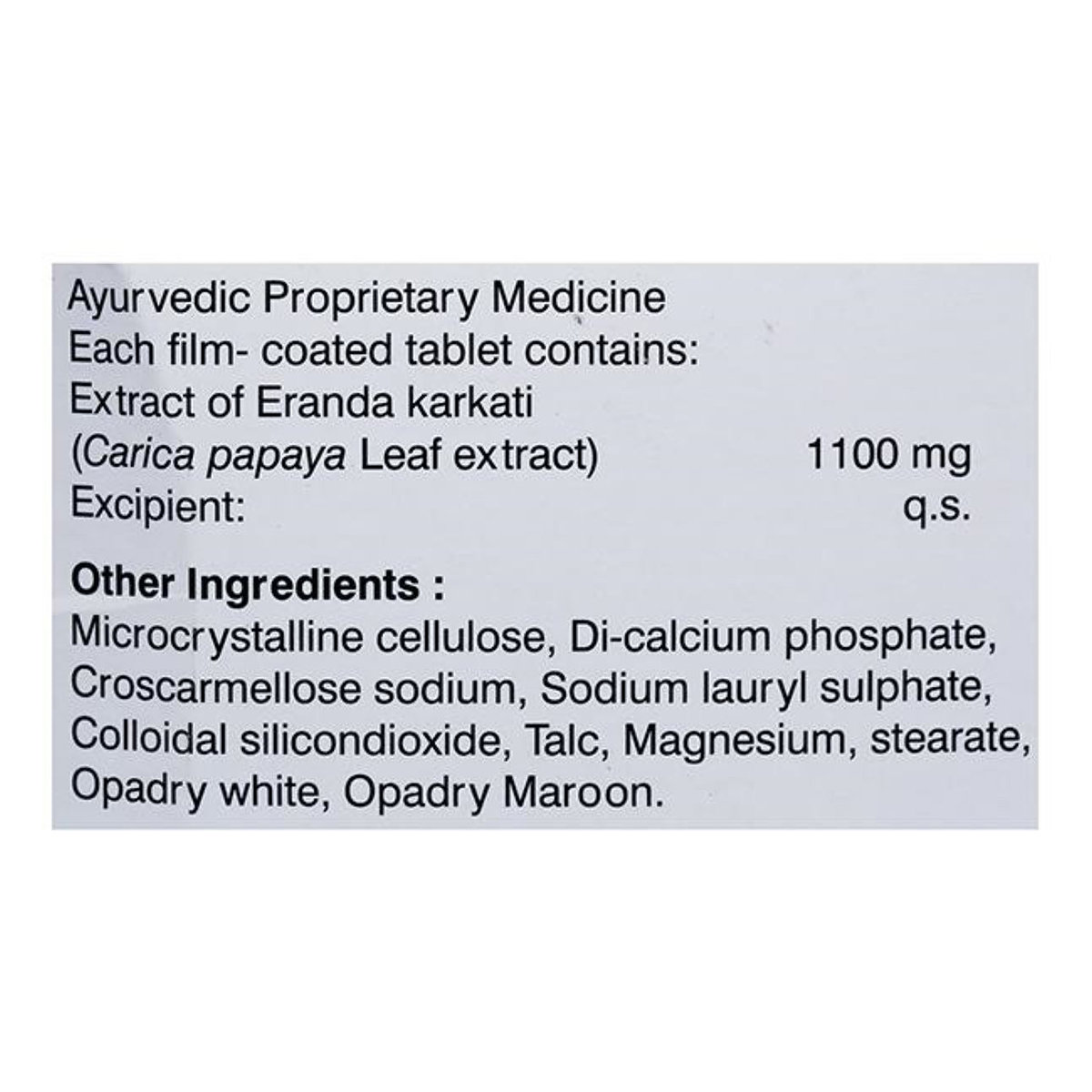 Caripapa, 15 Tablets, Pack of 15 Caripapa, 15 Tablets, Pack of 15