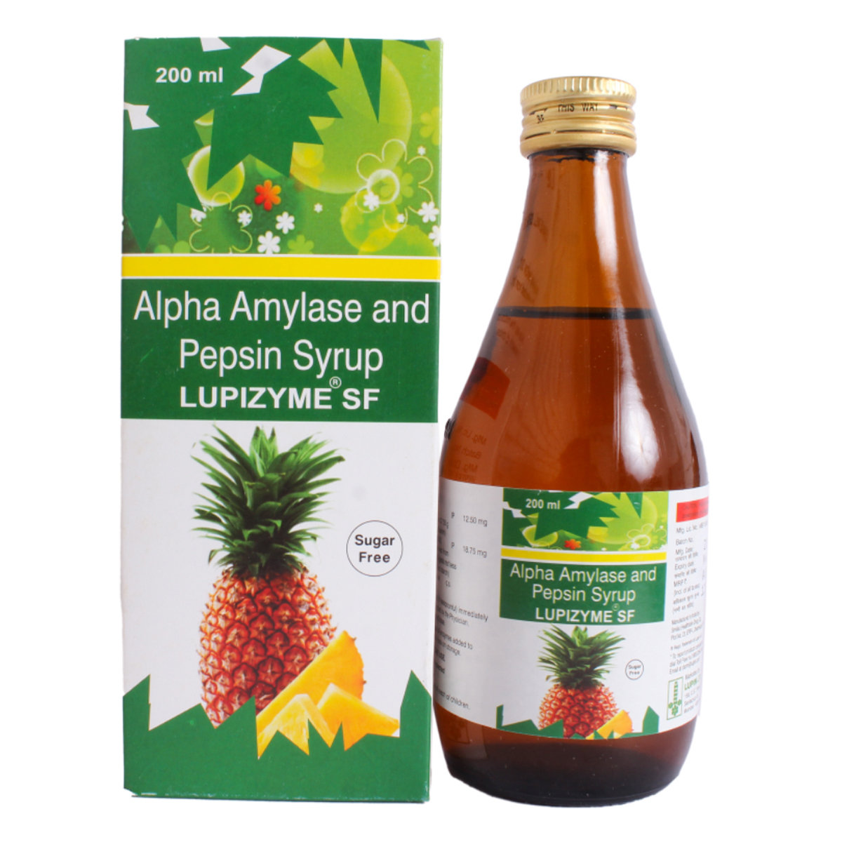 Lupizyme SF Syrup 200 ml, Pack of 1 Syrup Lupizyme SF Syrup 200 ml, Pack of 1 Syrup