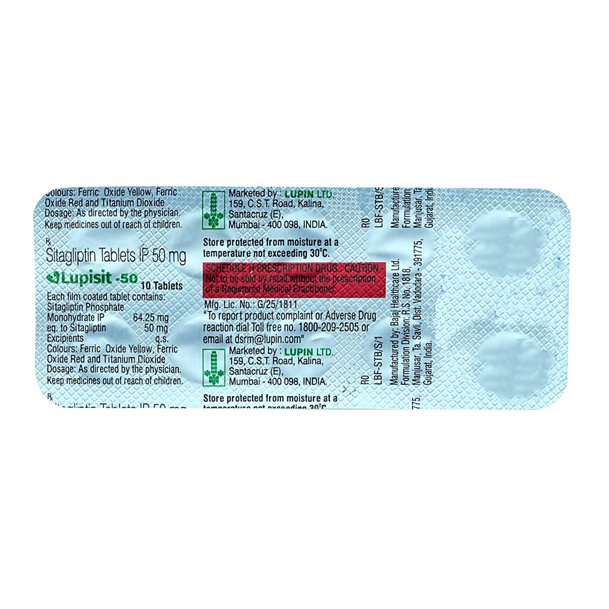 Lupisit-50 Tablet 10's, Pack of 10 TabletS Lupisit-50 Tablet 10's, Pack of 10 TabletS