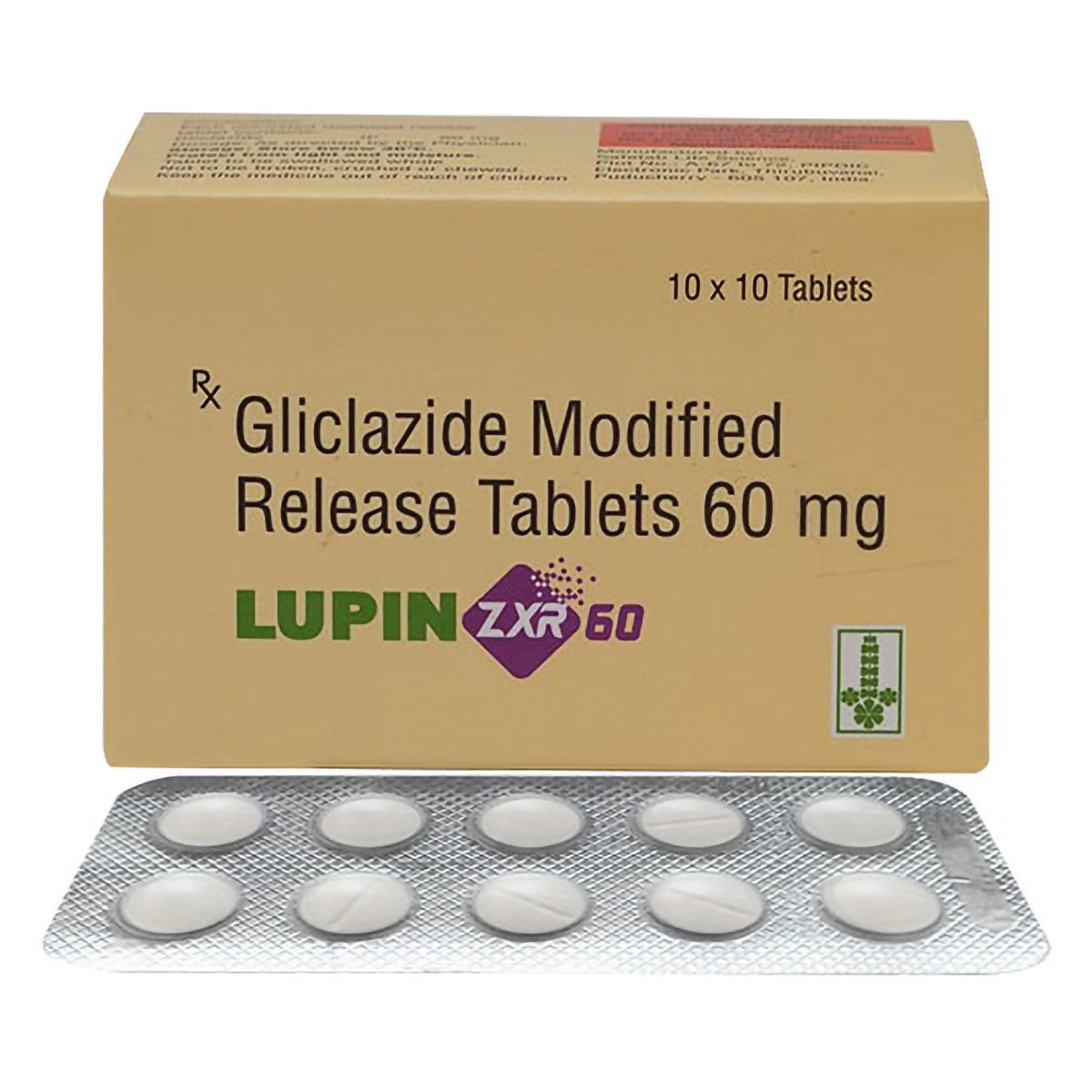 Lupin ZXR 60 Tablet 10's, Pack of 10 TABLETS Lupin ZXR 60 Tablet 10's, Pack of 10 TABLETS