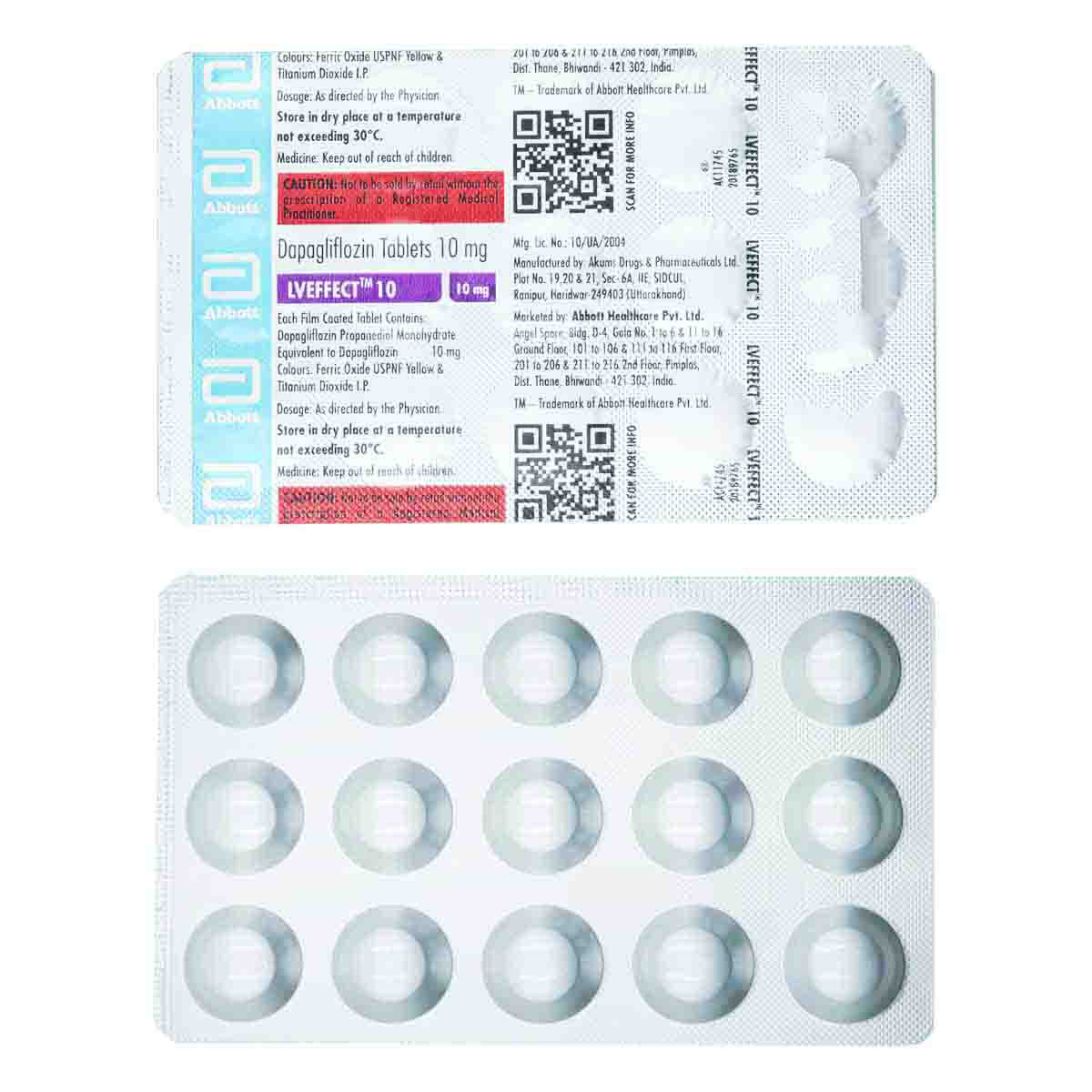 Lveffect 10 Tablet 15's, Pack of 15 TabletS Lveffect 10 Tablet 15's, Pack of 15 TabletS