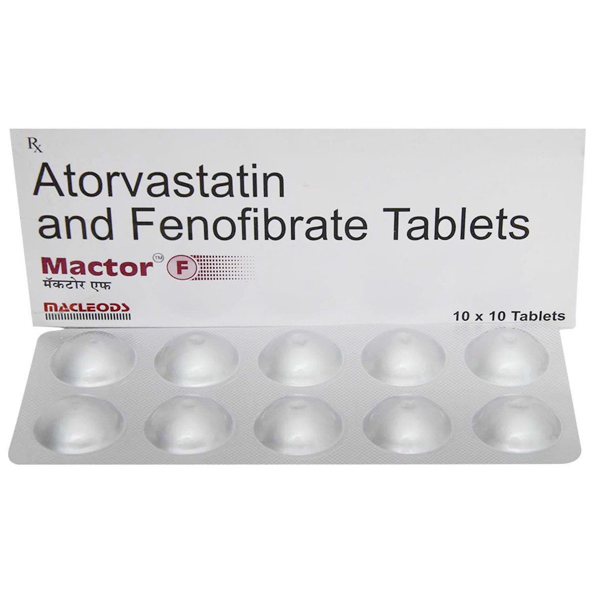 Mactor F Tablet 10's, Pack of 10 TABLETS Mactor F Tablet 10's, Pack of 10 TABLETS