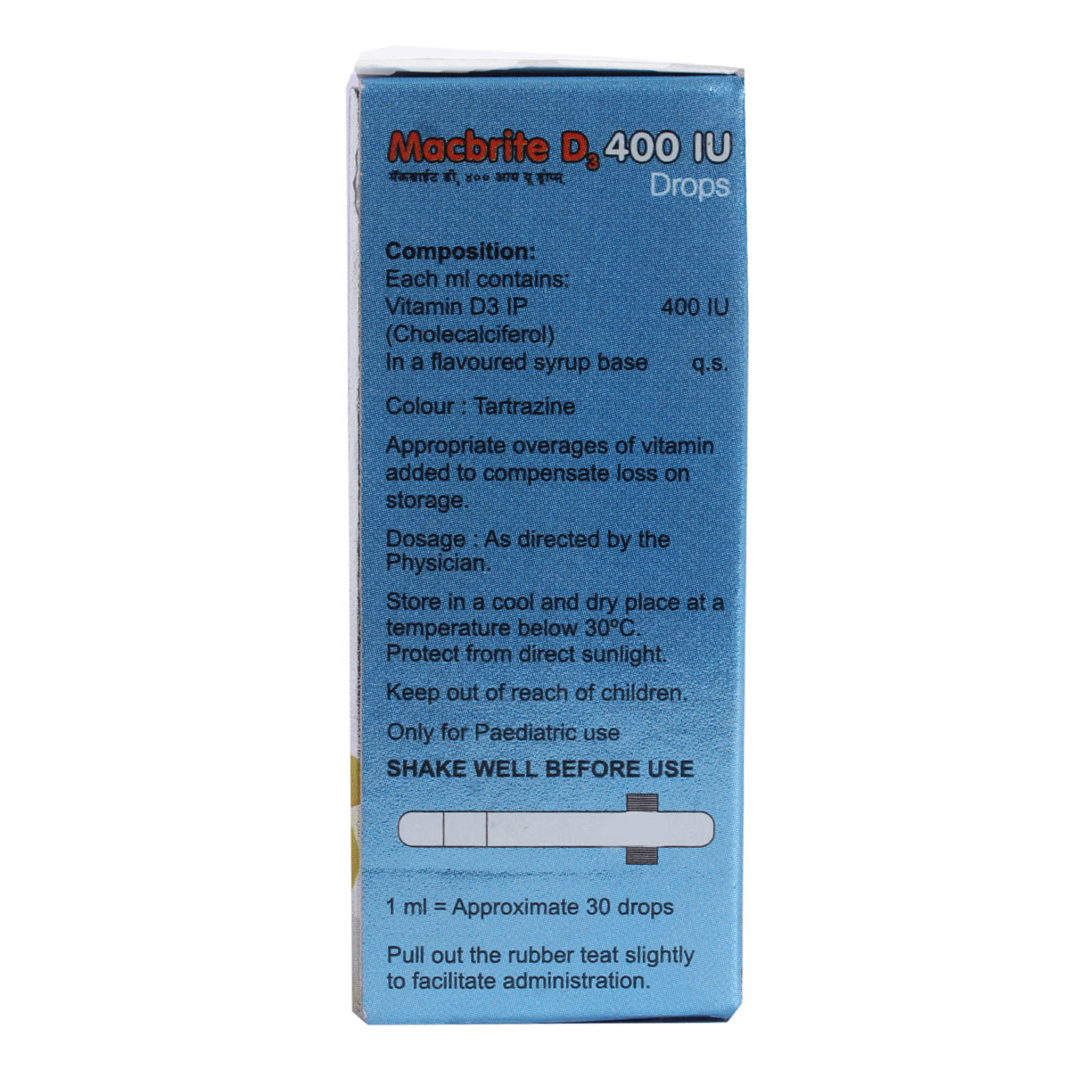 Macbrite D3 400IU Drops 15 ml, Pack of 1 Macbrite D3 400IU Drops 15 ml, Pack of 1
