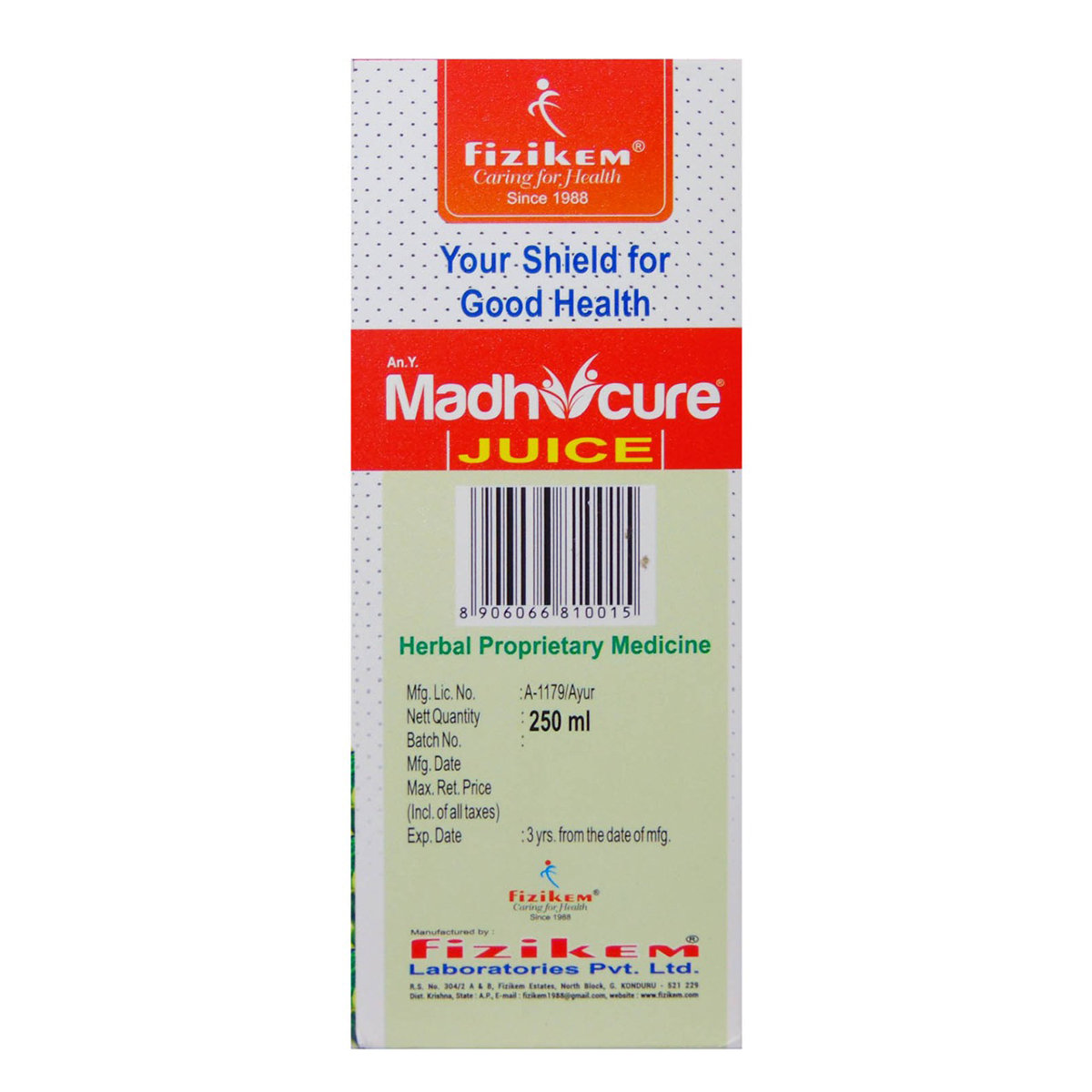 Madhucure Diabetic Juice, 250 ml, Pack of 1 Madhucure Diabetic Juice, 250 ml, Pack of 1