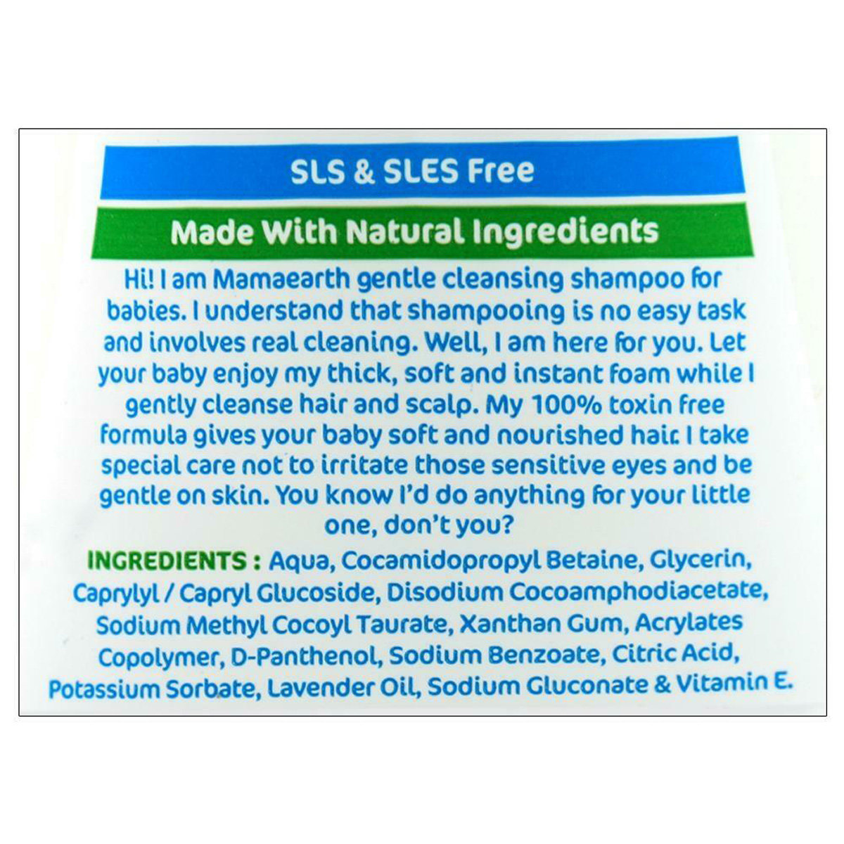 Mamaearth Gentle Cleansing Shampoo for Babies 0 to 5 Years, 200 ml, Pack of 1 Mamaearth Gentle Cleansing Shampoo for Babies 0 to 5 Years, 200 ml, Pack of 1