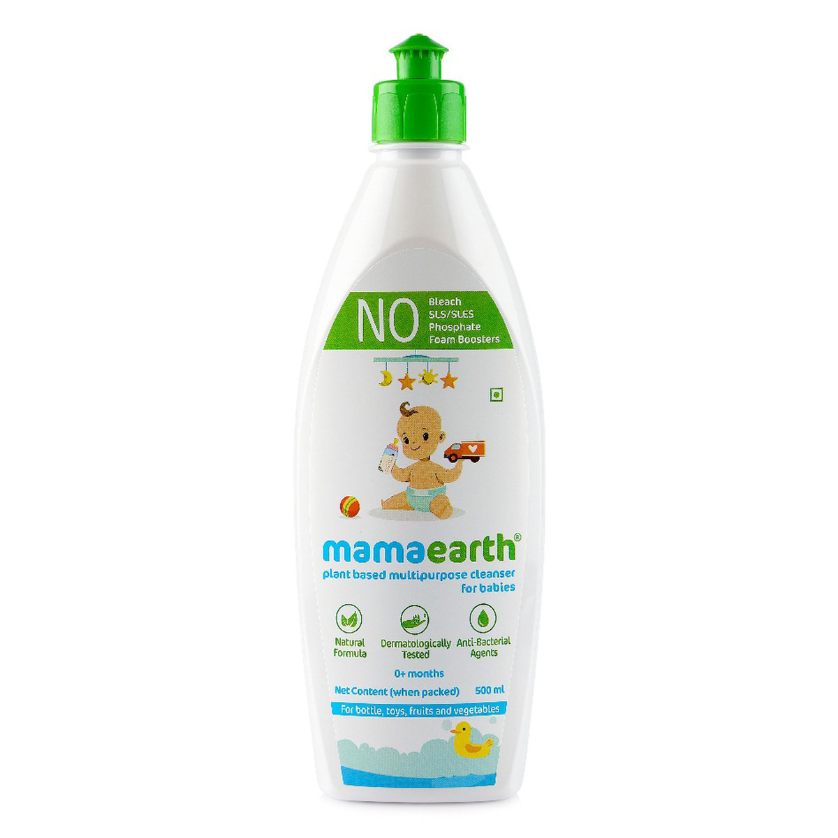Mamaearth Plant Based Multi Purpose Cleanser For Babies, 500 ml, Pack of 1 Mamaearth Plant Based Multi Purpose Cleanser For Babies, 500 ml, Pack of 1