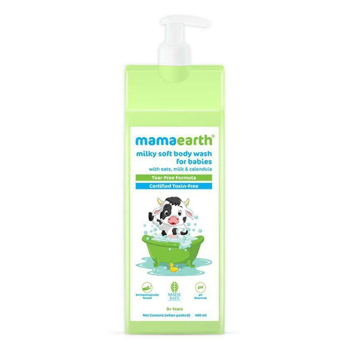 Mamaearth Milky Soft Babies Body Wash for 0+Years, 400 ml, Pack of 1 Mamaearth Milky Soft Babies Body Wash for 0+Years, 400 ml, Pack of 1