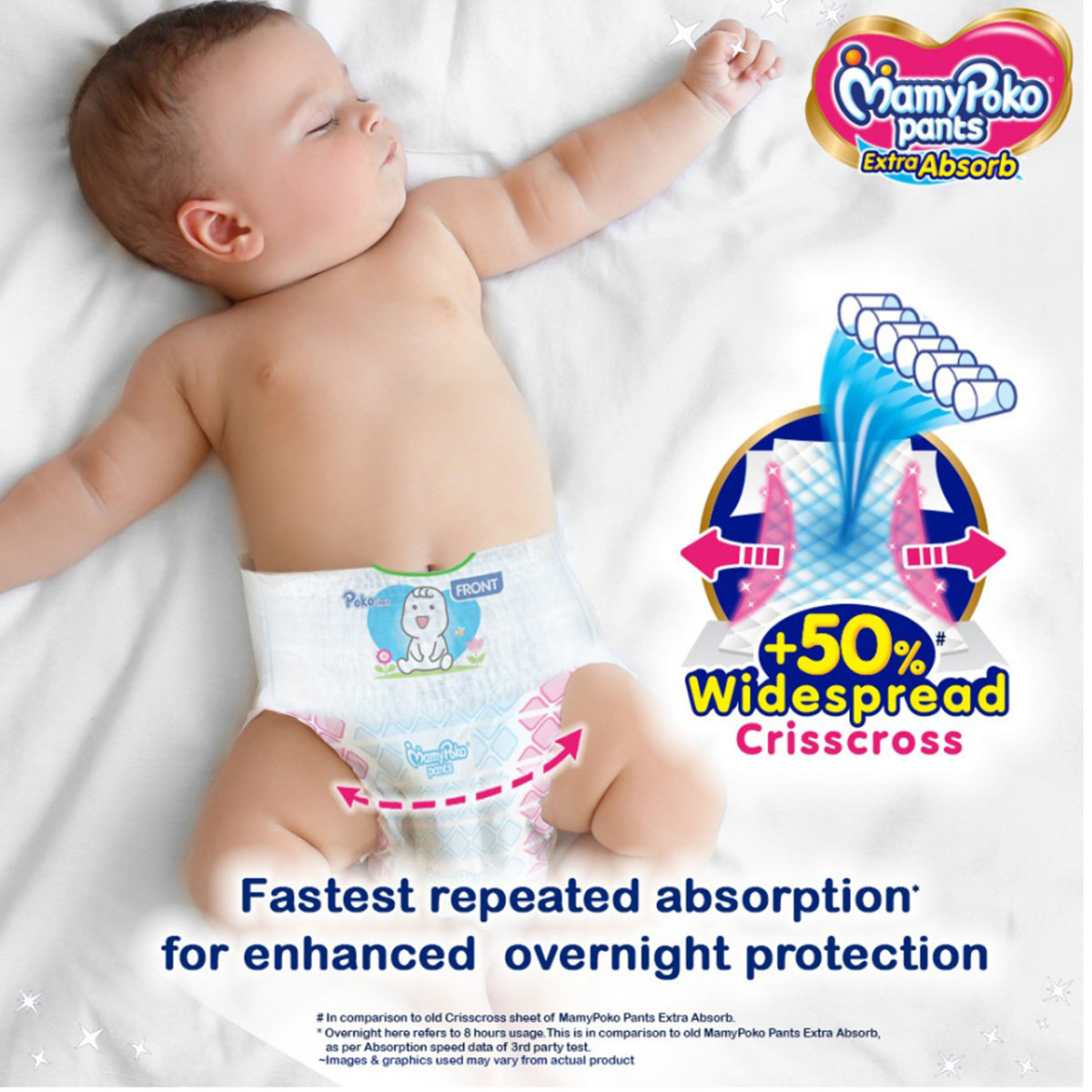 MamyPoko Extra Absorb Diaper Pants New Born, 32 Count, Pack of 1 MamyPoko Extra Absorb Diaper Pants New Born, 32 Count, Pack of 1